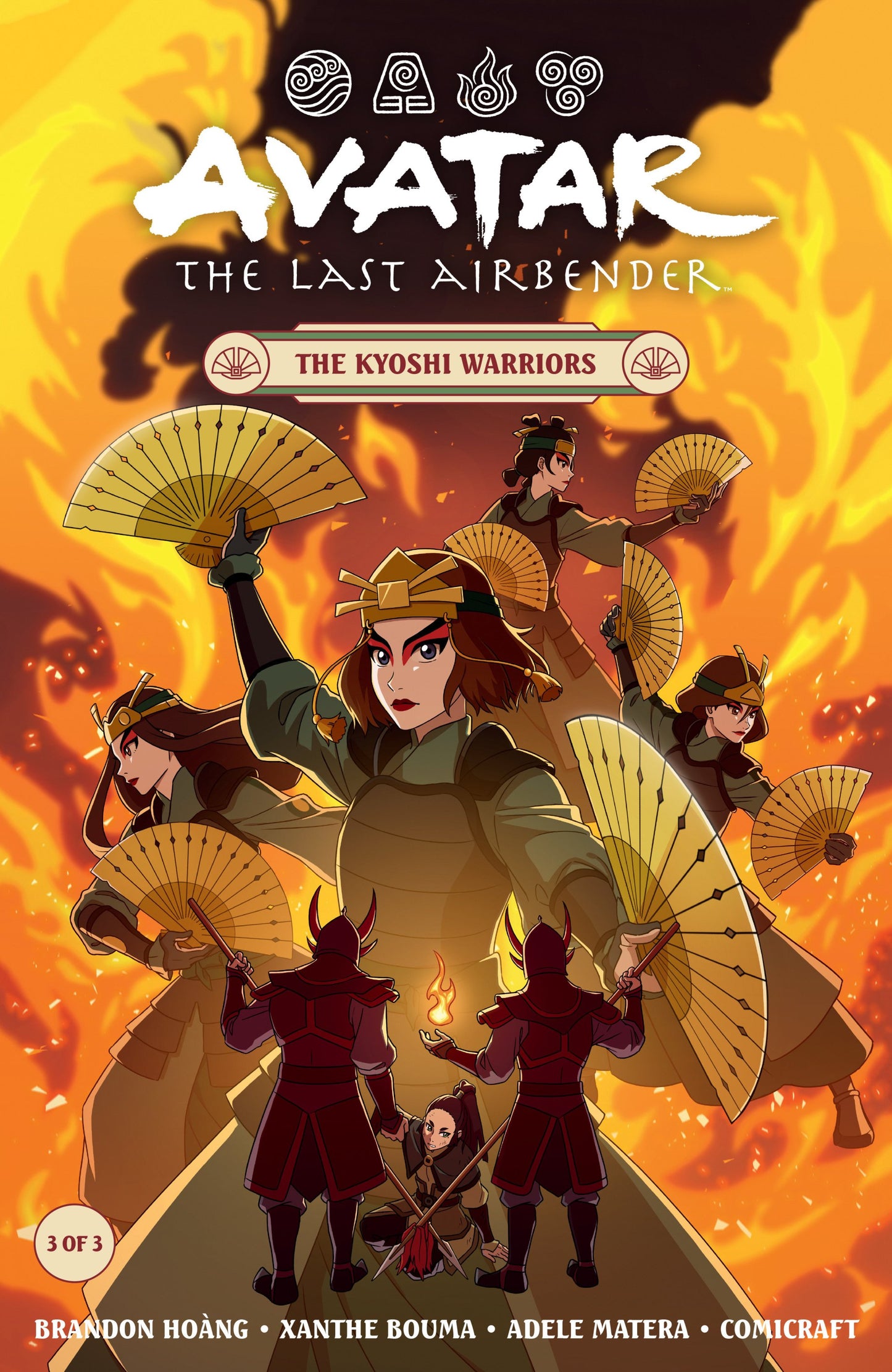 AVATAR THE LAST AIRBENDER--THE KYOSHI WARRIORS #3 CVR A DANIELLE WEIRES