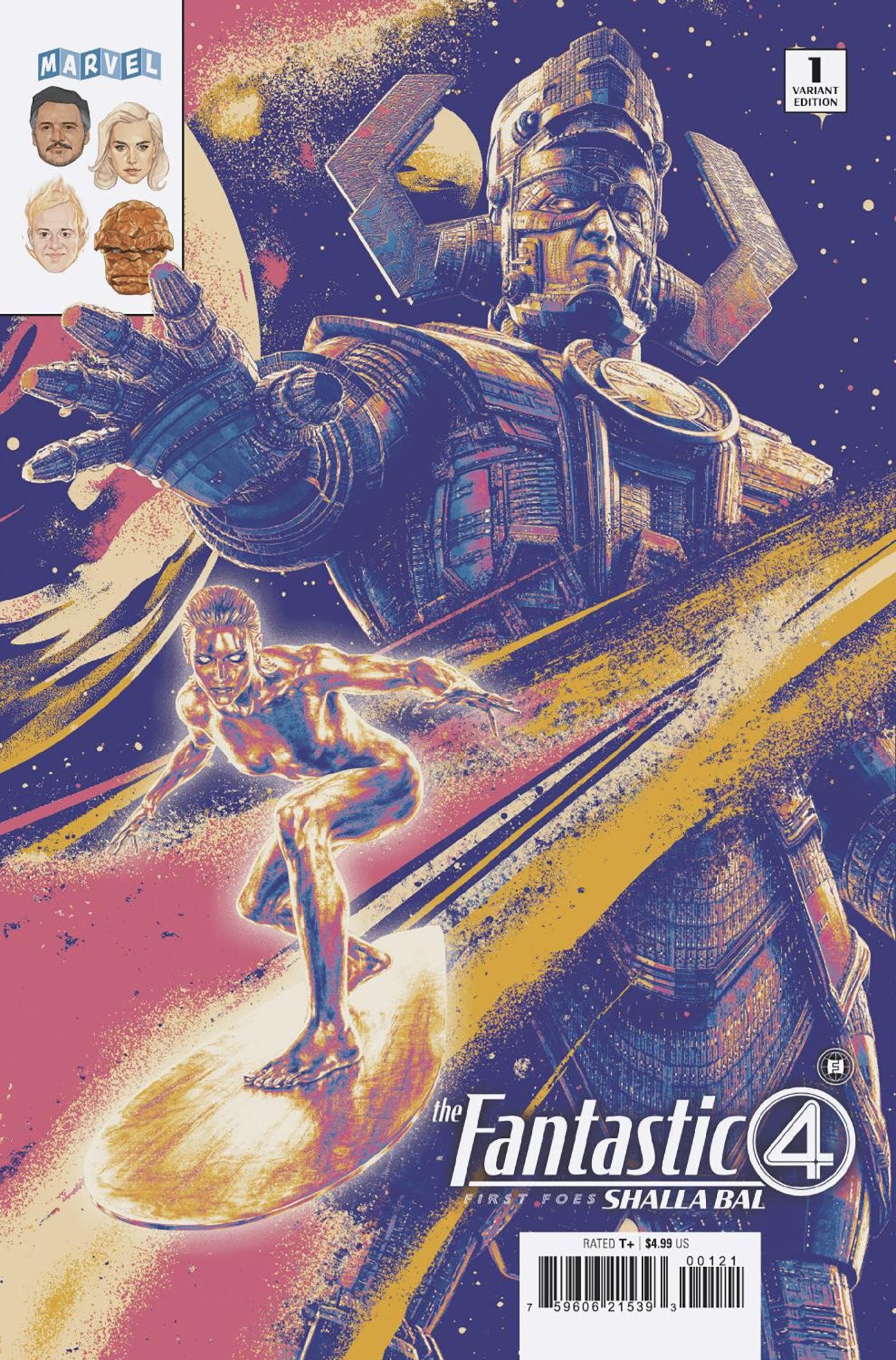 FANTASTIC FOUR FIRST FOES - SHALLA BAL #1 CVR B MARVEL STUDIOS VAR