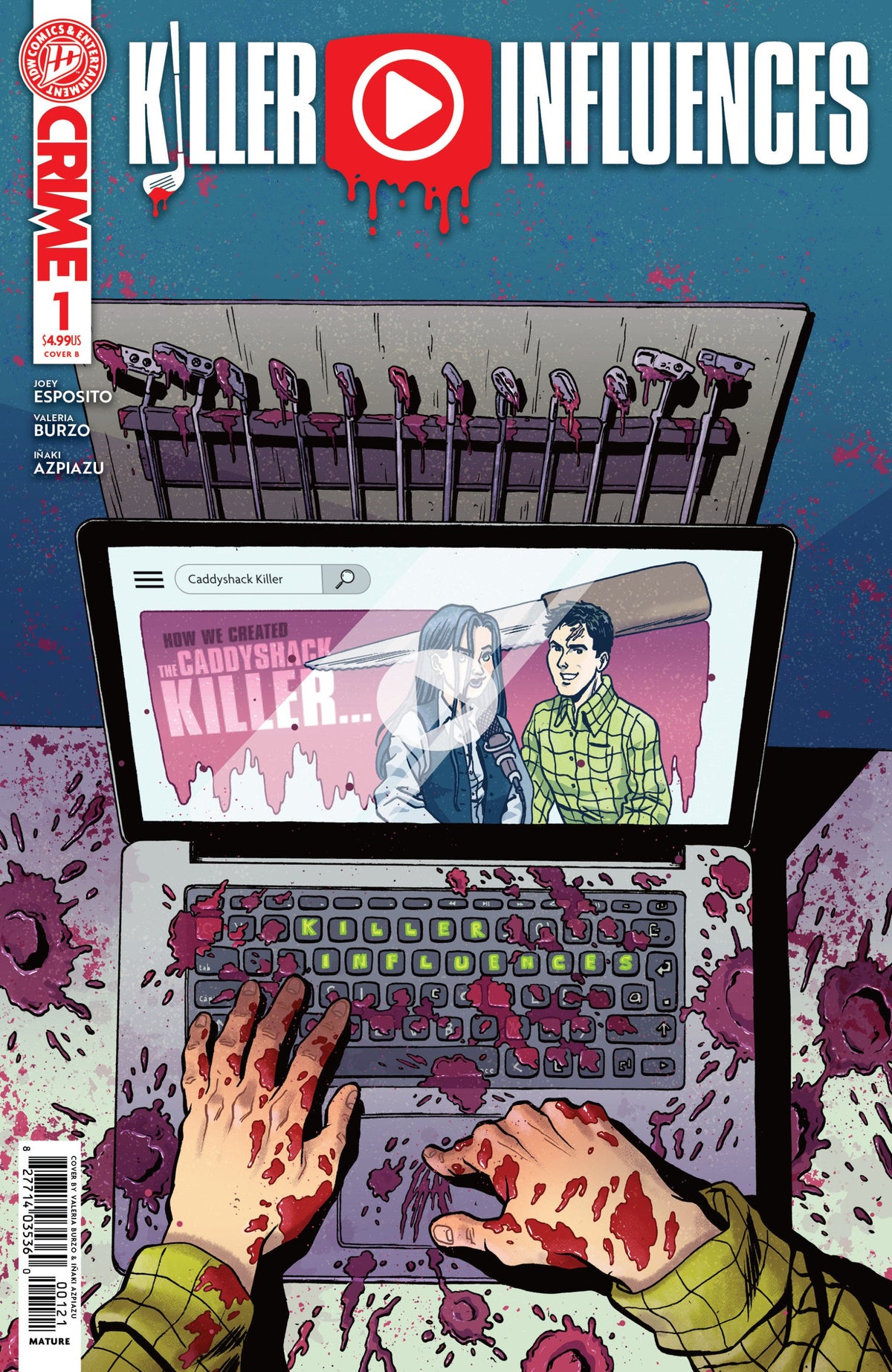 KILLER INFLUENCES #1 CVR B BURZO VAR