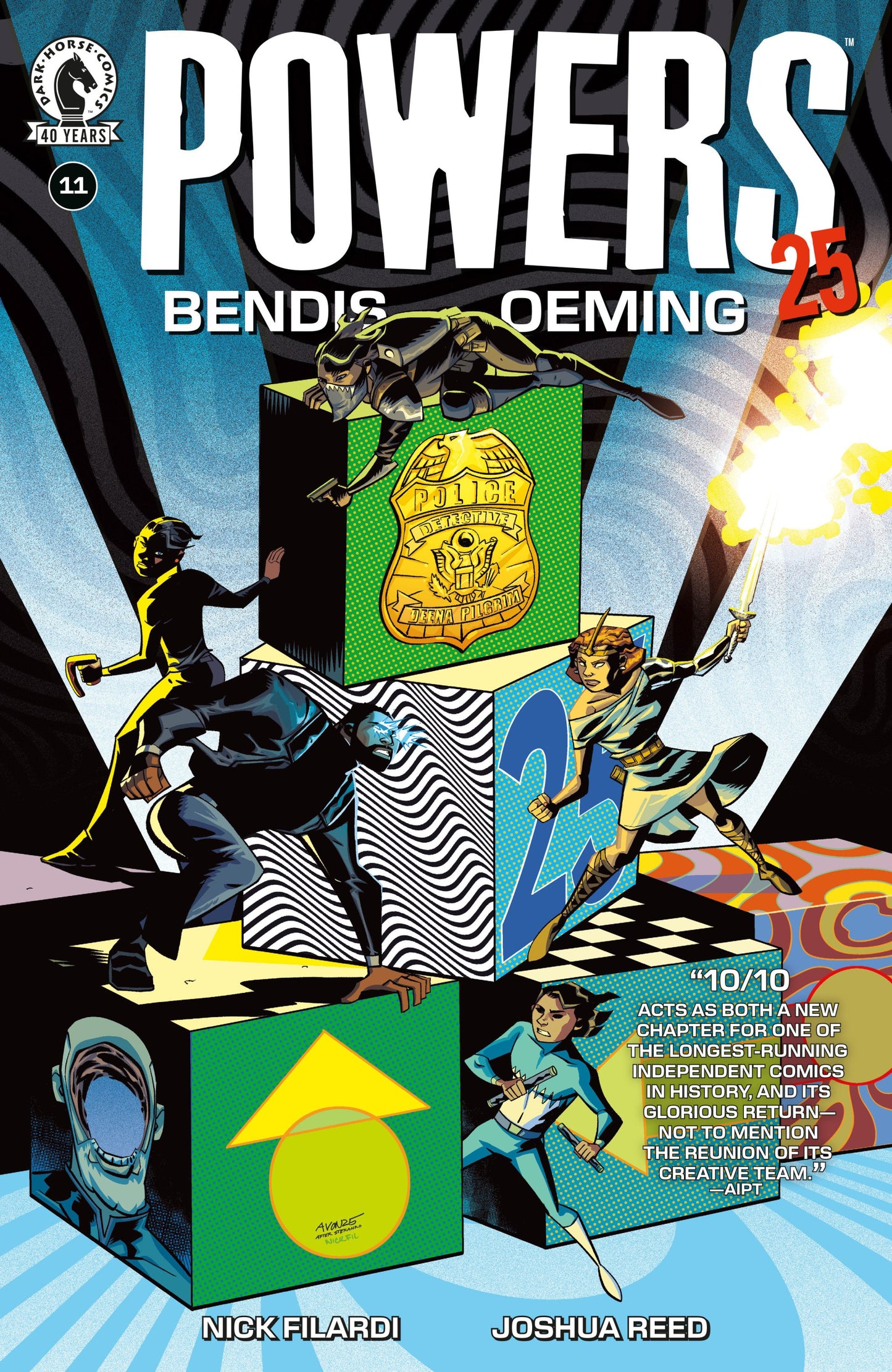 POWERS 25 #11 CVR A MICHAEL AVON OEMING