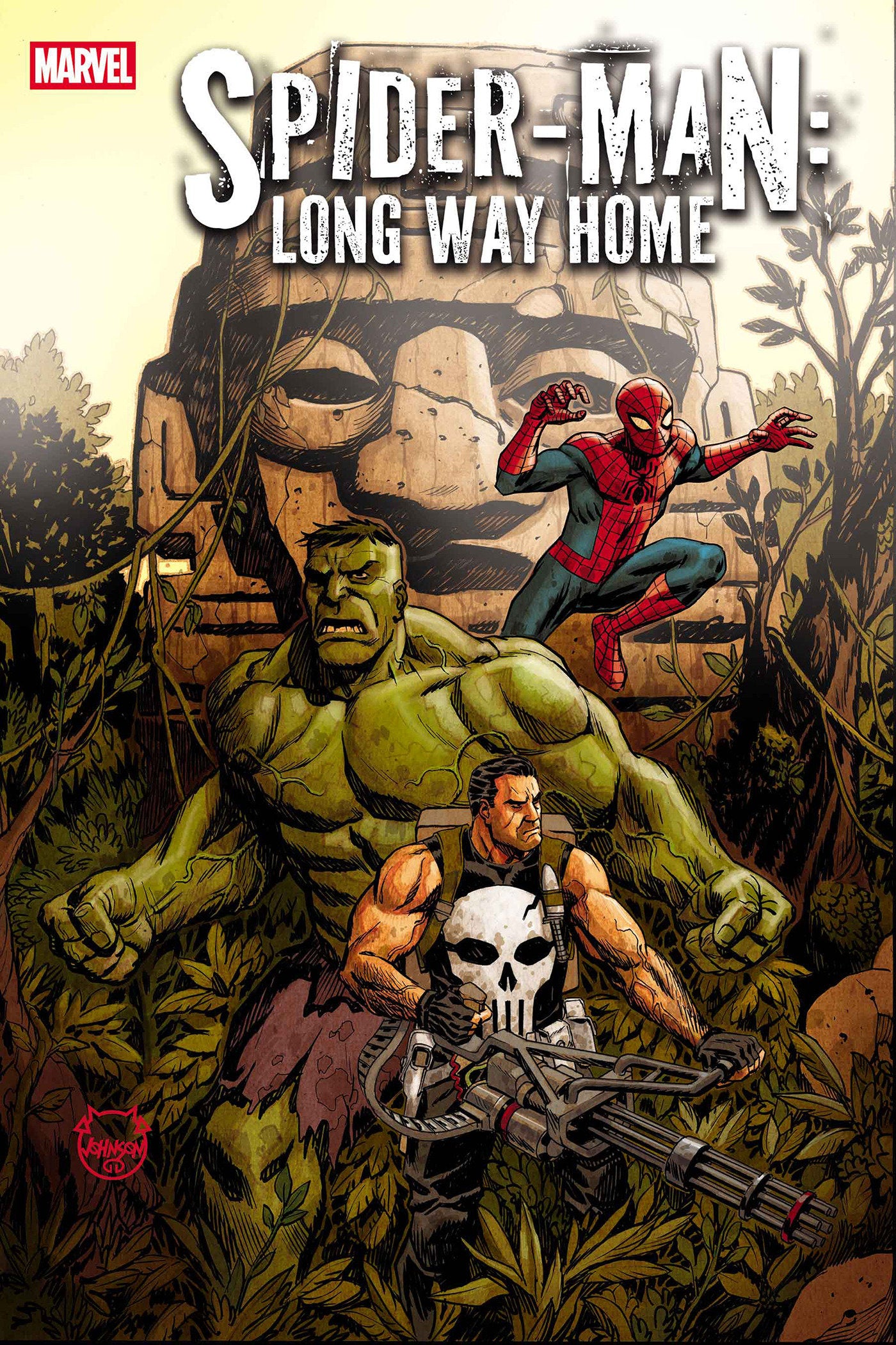 SPIDER-MAN LONG WAY HOME #1 CVR B DAVE JOHNSON FOIL VAR