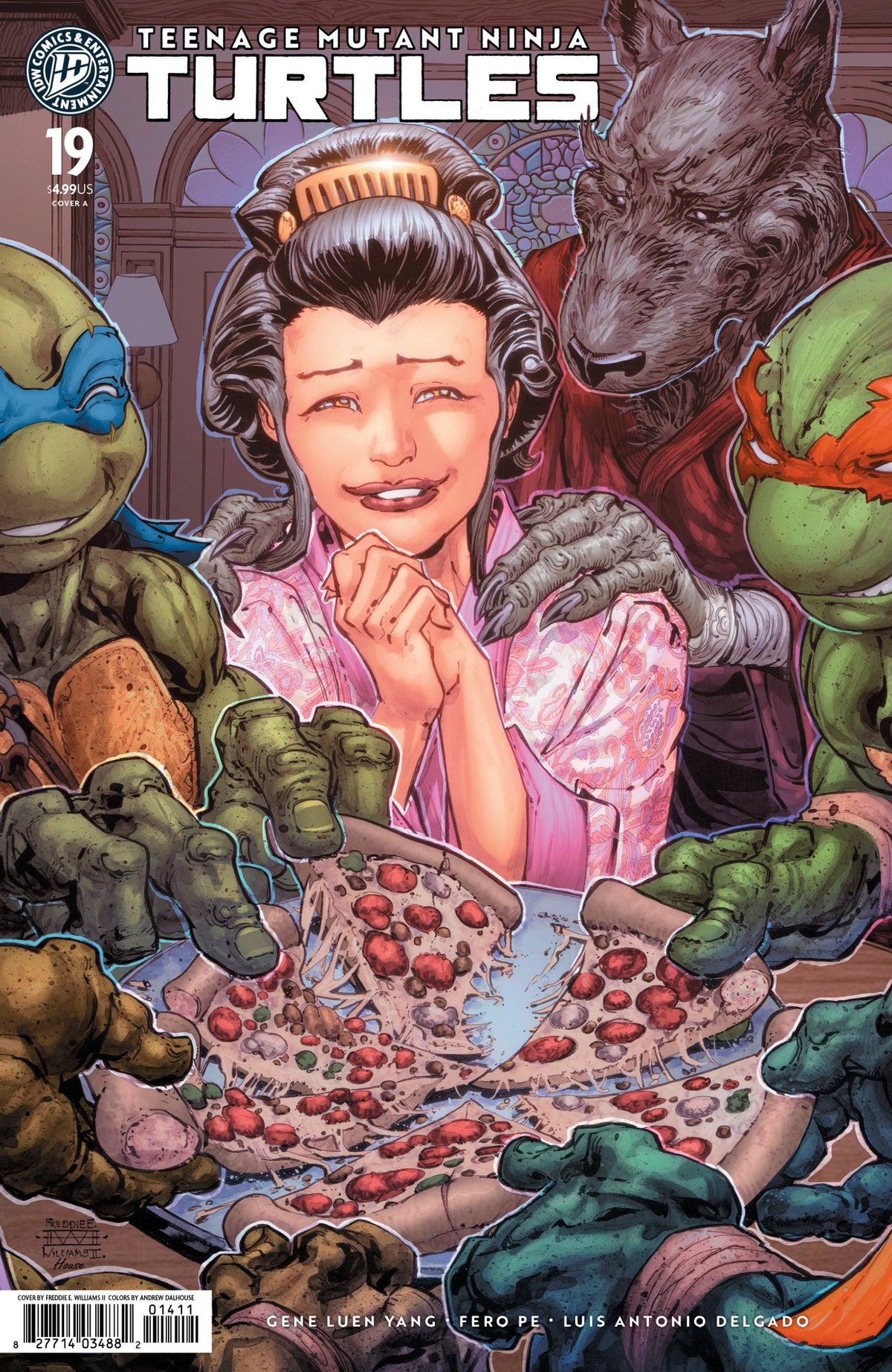 TEENAGE MUTANT NINJA TURTLES #19 CVR A WILLIAMS II