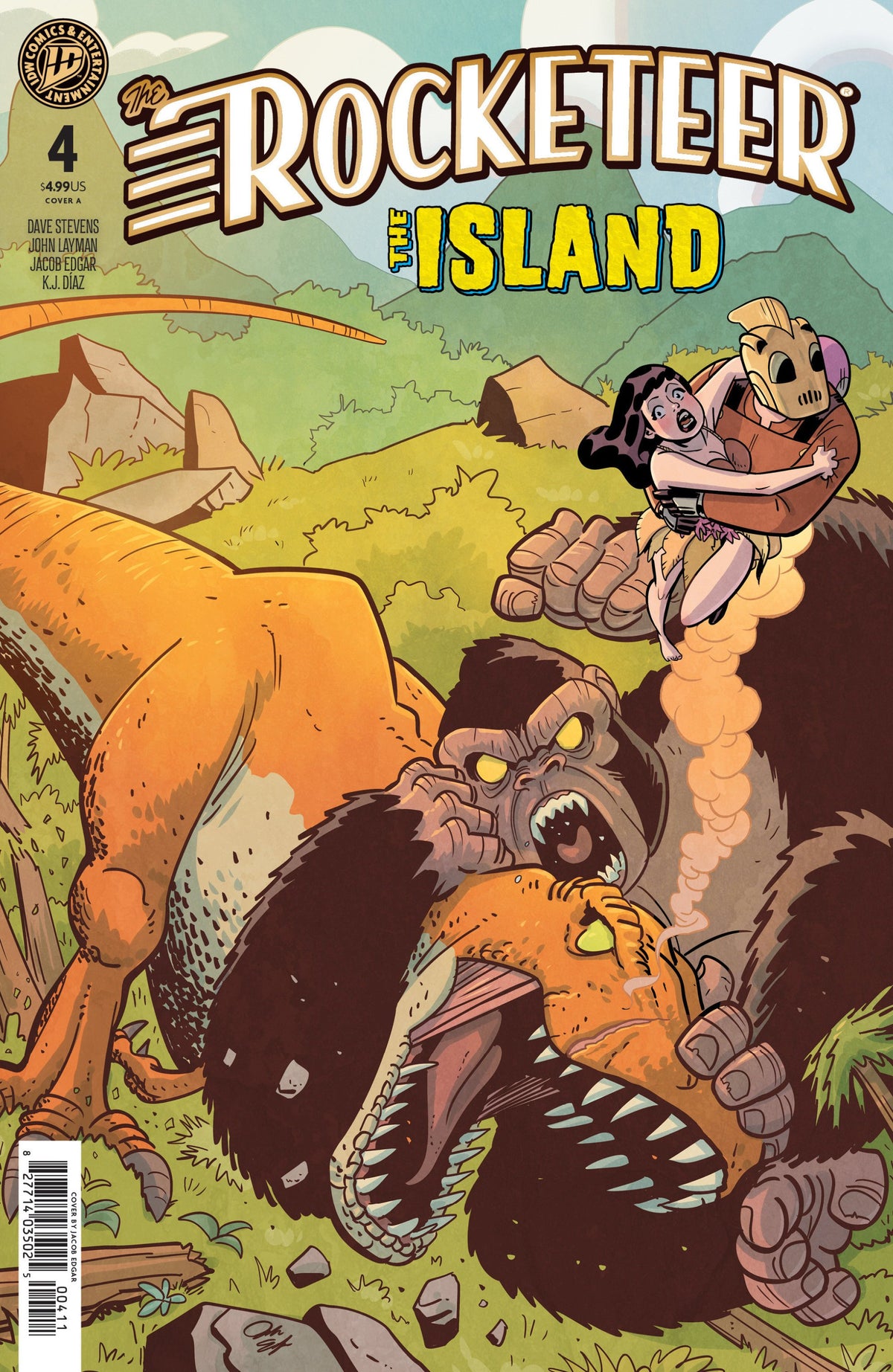 THE ROCKETEER THE ISLAND #4 CVR A EDGAR