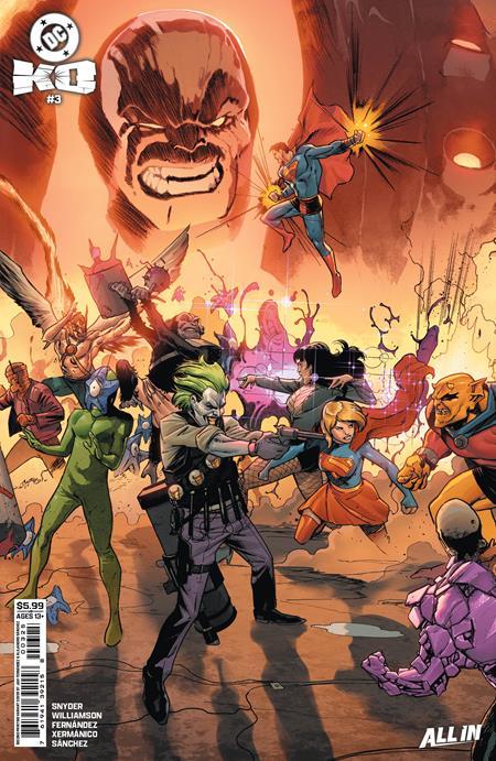 DC KO #3 SECOND PRINTING CVR B JAVIER FERNANDEZ CONNECTING CARD STOCK VAR