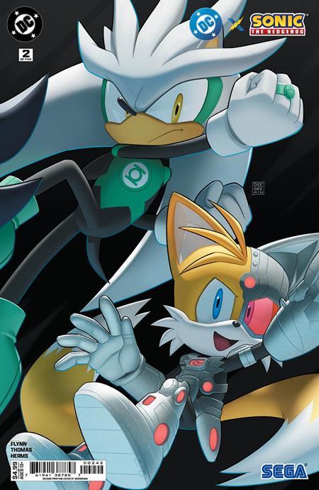 DC X SONIC THE HEDGEHOG #2 SECOND PRINTING