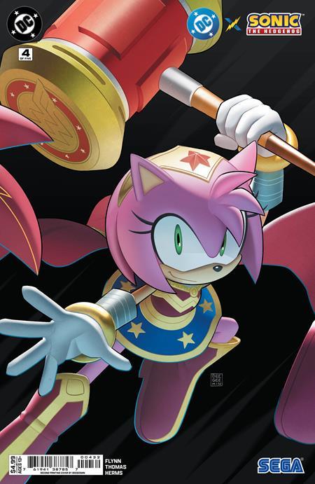 DC X SONIC THE HEDGEHOG #4 SECOND PRINTING