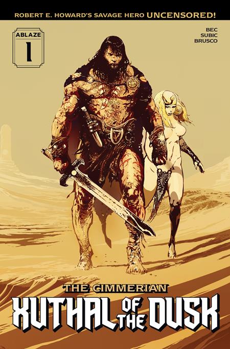 CIMMERIAN XUTHAL OF THE DUSK #1 CVR B STEVAN SUBIC VAR (OF 3)