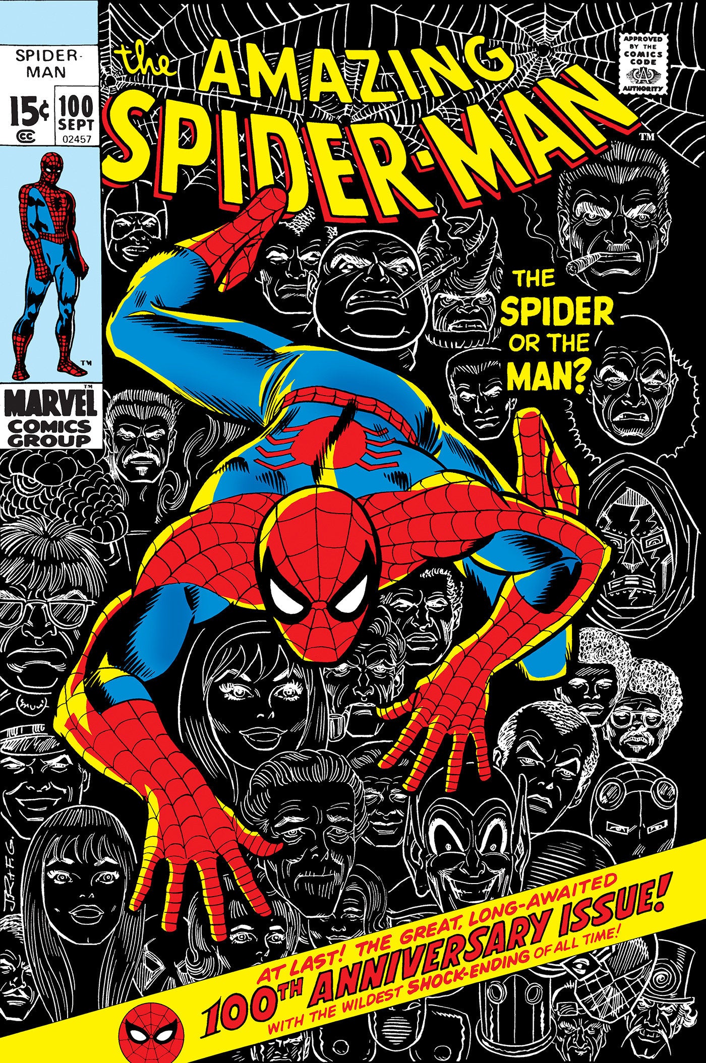 AMAZING SPIDER-MAN #100 FACSIMILE EDITION CVR B FOIL VAR