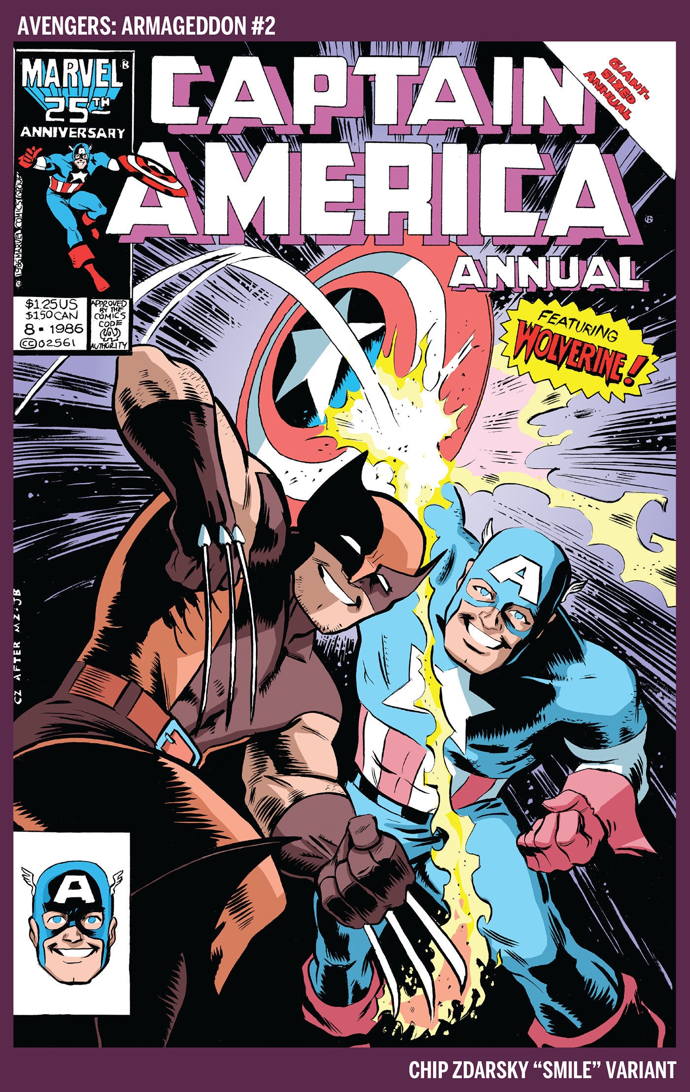 AVENGERS ARMAGEDDON #2 CVR F CHIP ZDARSKY SMILE VAR