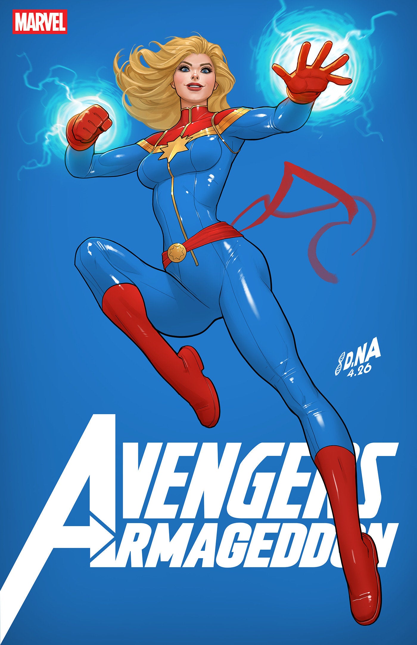 AVENGERS ARMAGEDDON #2 CVR C DAVID NAKAYAMA COLOR BLOCK BLUE VAR