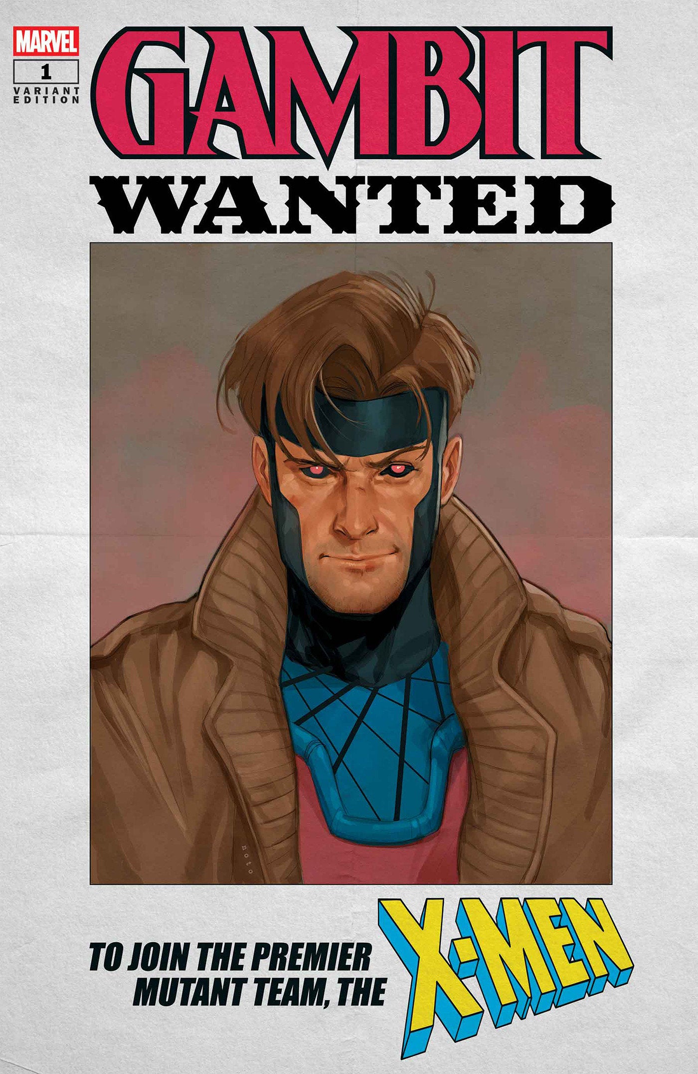 GAMBIT WANTED #1 PHIL NOTO WANTED CVR A CVR E