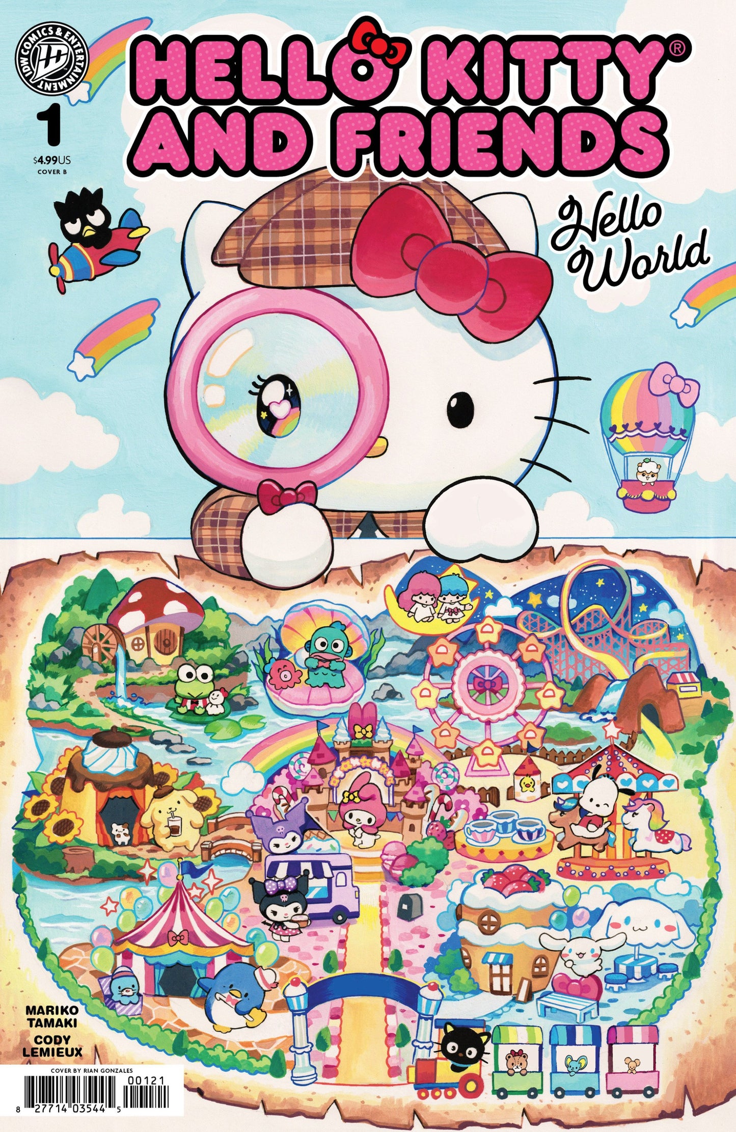 HELLO KITTY AND FRIENDS HELLO WORLD #1 CVR B GONZALES VAR