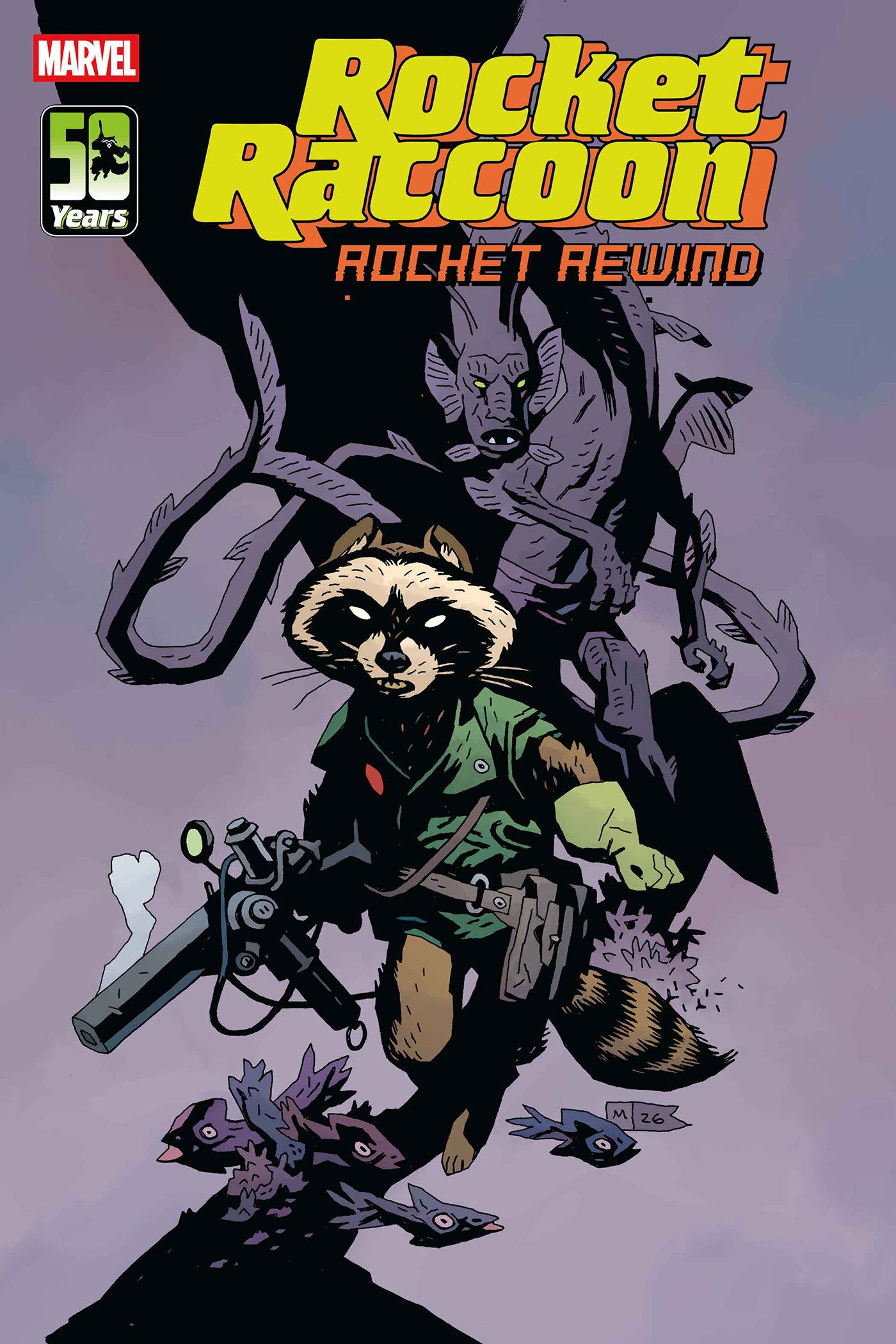 ROCKET RACCOON ROCKET REWIND #1 CVR B MIKE MIGNOLA VAR