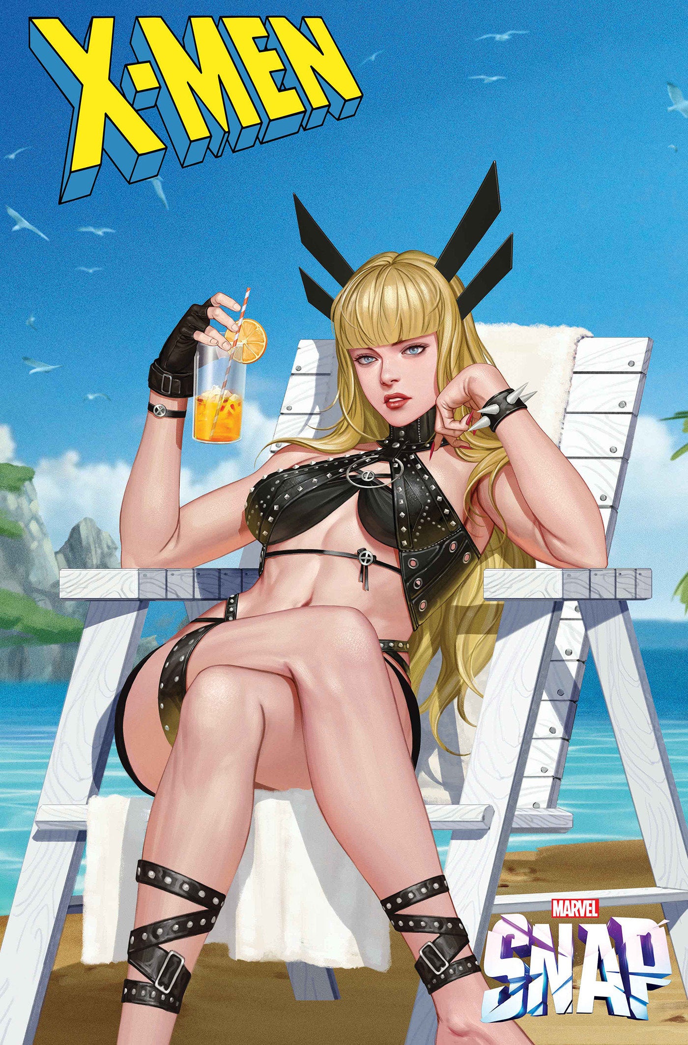 X-MEN #34 CVR E INHYUK LEE MARVEL SNAP SWIMSUIT VAR