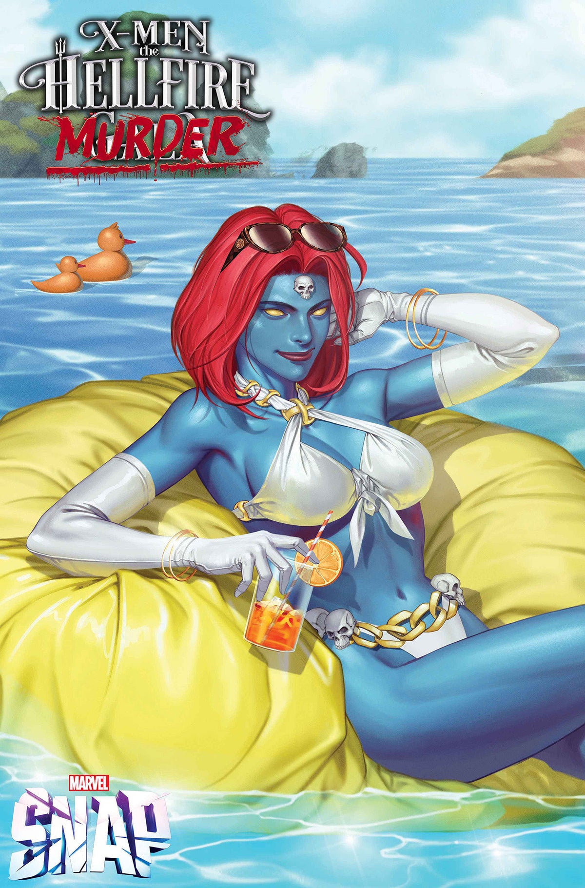 X-MEN THE HELLFIRE MURDER #1 CVR E INHYUK LEE MARVEL SNAP SWIMSUIT VAR