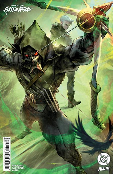 ABSOLUTE GREEN ARROW #1 SECOND PRINTING CVR B IVAN TAO CARD STOCK VAR OF 6