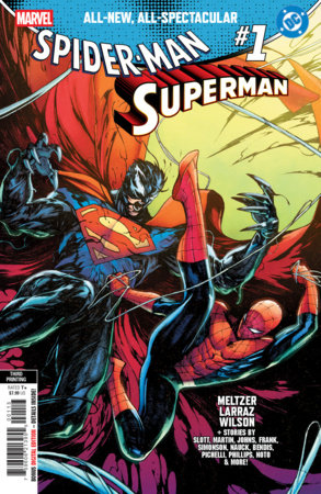 MARVEL DC SPIDER-MAN SUPERMAN #1 ALESSANDRO CAPPUCCIO 3RD PRINTING VAR CVR A