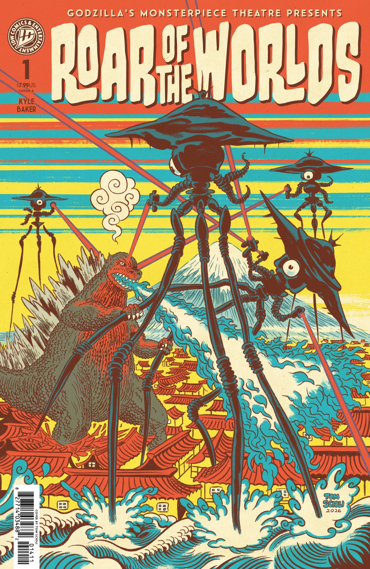 GODZILLAS MONSTERPIECE THEATRE PRESENTS ROAR OF THE WORLDS CVR A SCIOLI