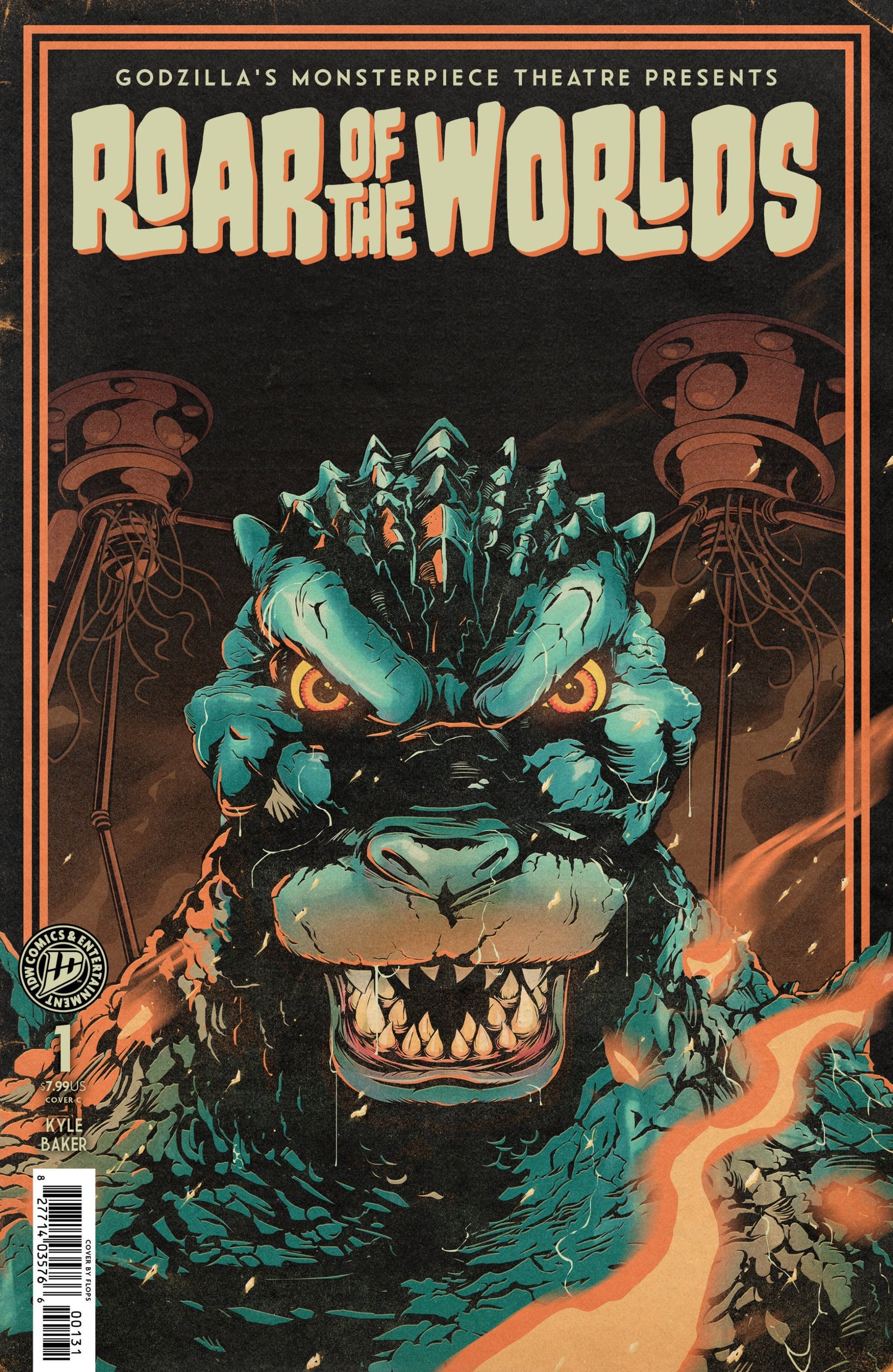GODZILLAS MONSTERPIECE THEATRE PRESENTS ROAR OF THE WORLDS CVR C FLOPS VAR