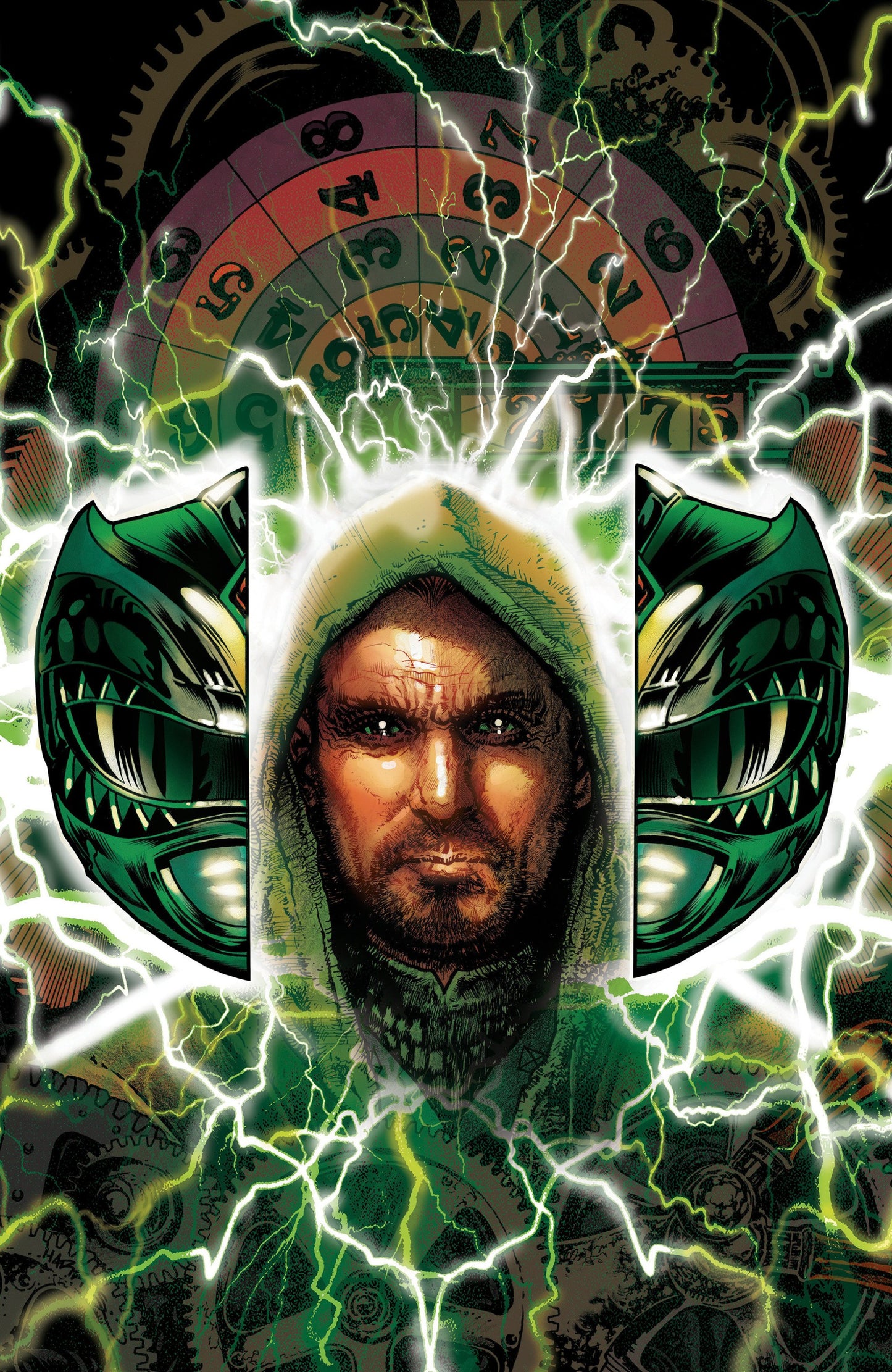 POWER RANGERS GREEN ##1 F FOIL VAR FULL ART FOIL HARRIS CVR F
