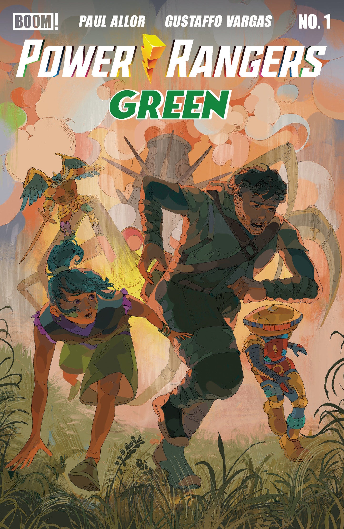 POWER RANGERS GREEN ##1 M FOC REVEAL VAR DRESSED LEE CVR C