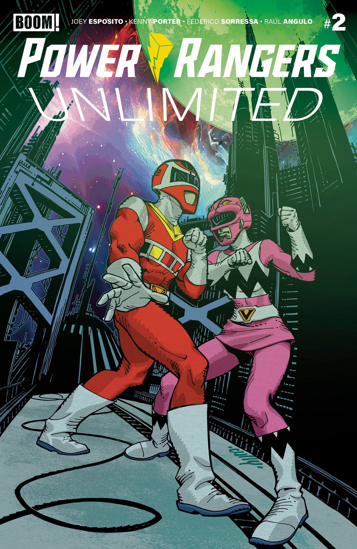 POWER RANGERS UNLIMITED #2 CVR B HAMNER VAR