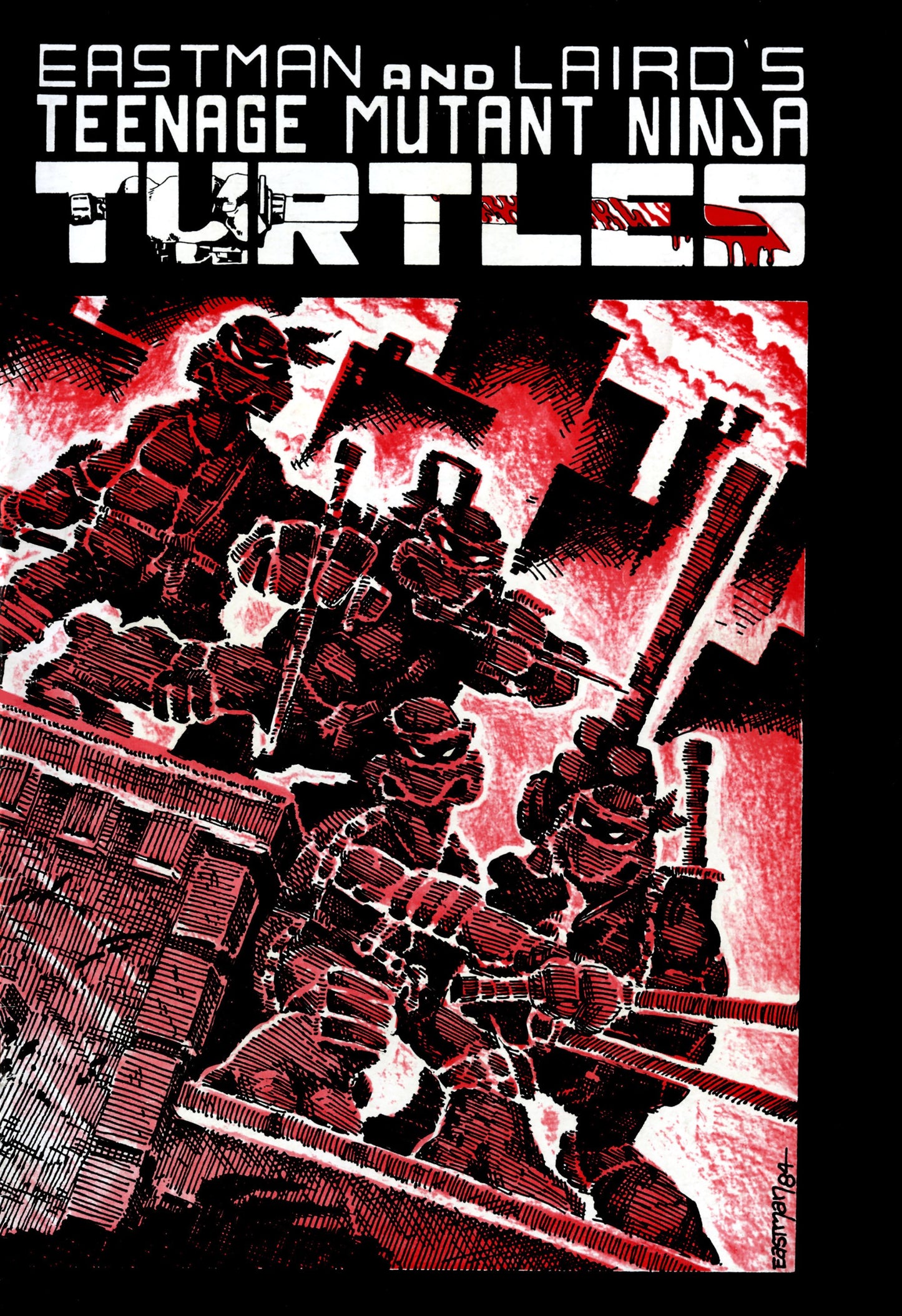 TEENAGE MUTANT NINJA TURTLES MIRAGE FACSIMILE #1 CVR B EASTMAN AND LAIRD FOIL VAR
