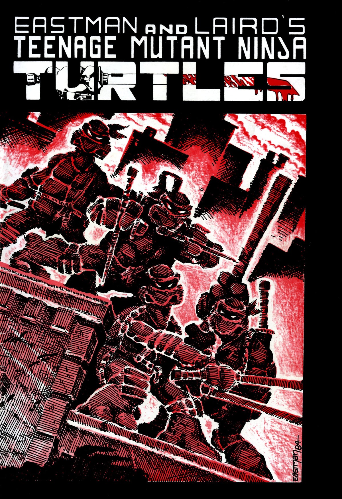 TEENAGE MUTANT NINJA TURTLES MIRAGE FACSIMILE #1 CVR B EASTMAN AND LAIRD FOIL VAR