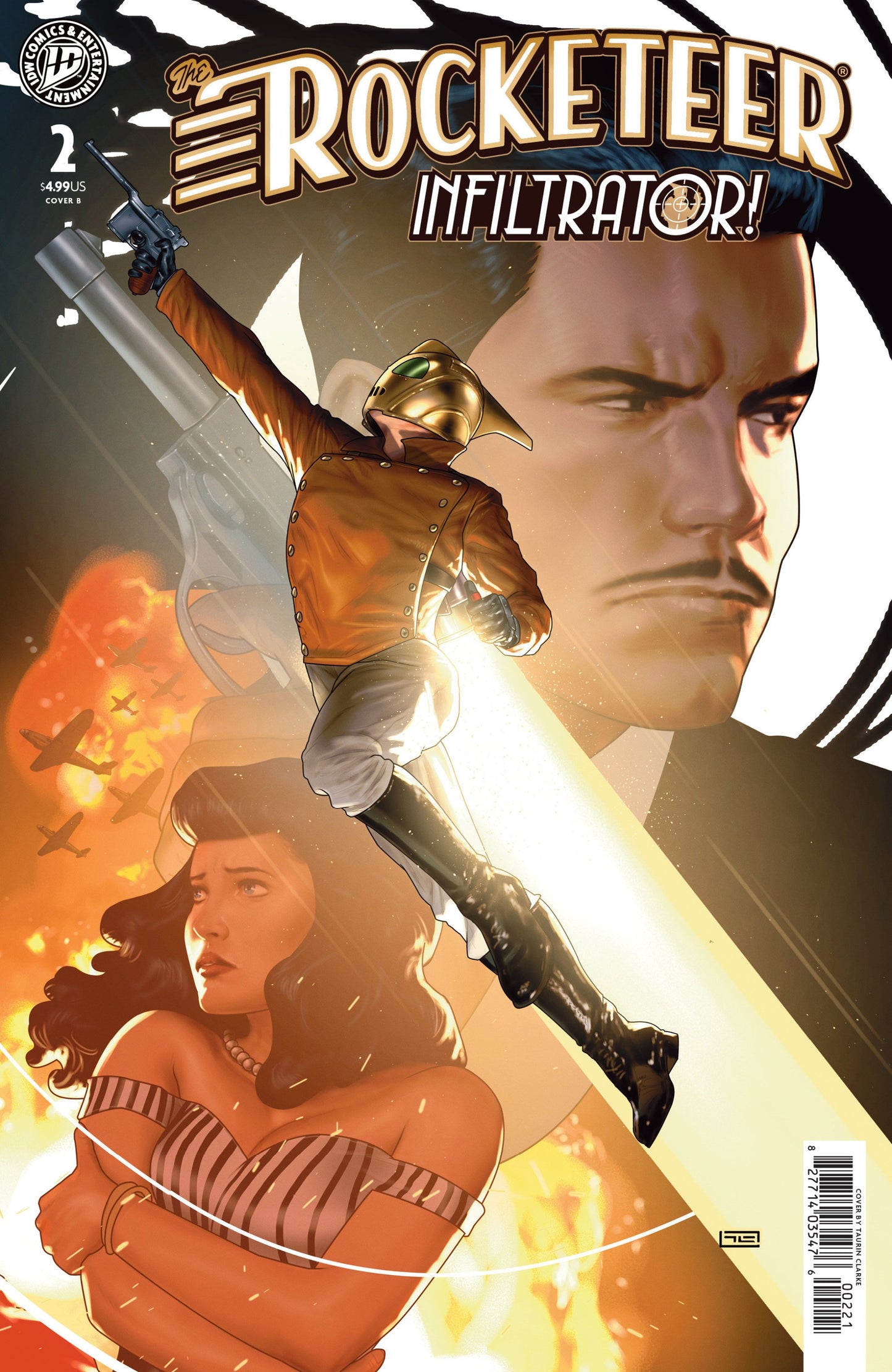 THE ROCKETEER INFILTRATOR #2 CVR B CLARKE VAR