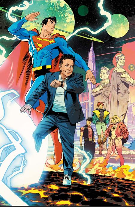 LEGION OF SUPER-HEROES #1 CVR H DAN MORA MICHAEL J FOX CAMEO CARD STOCK VAR