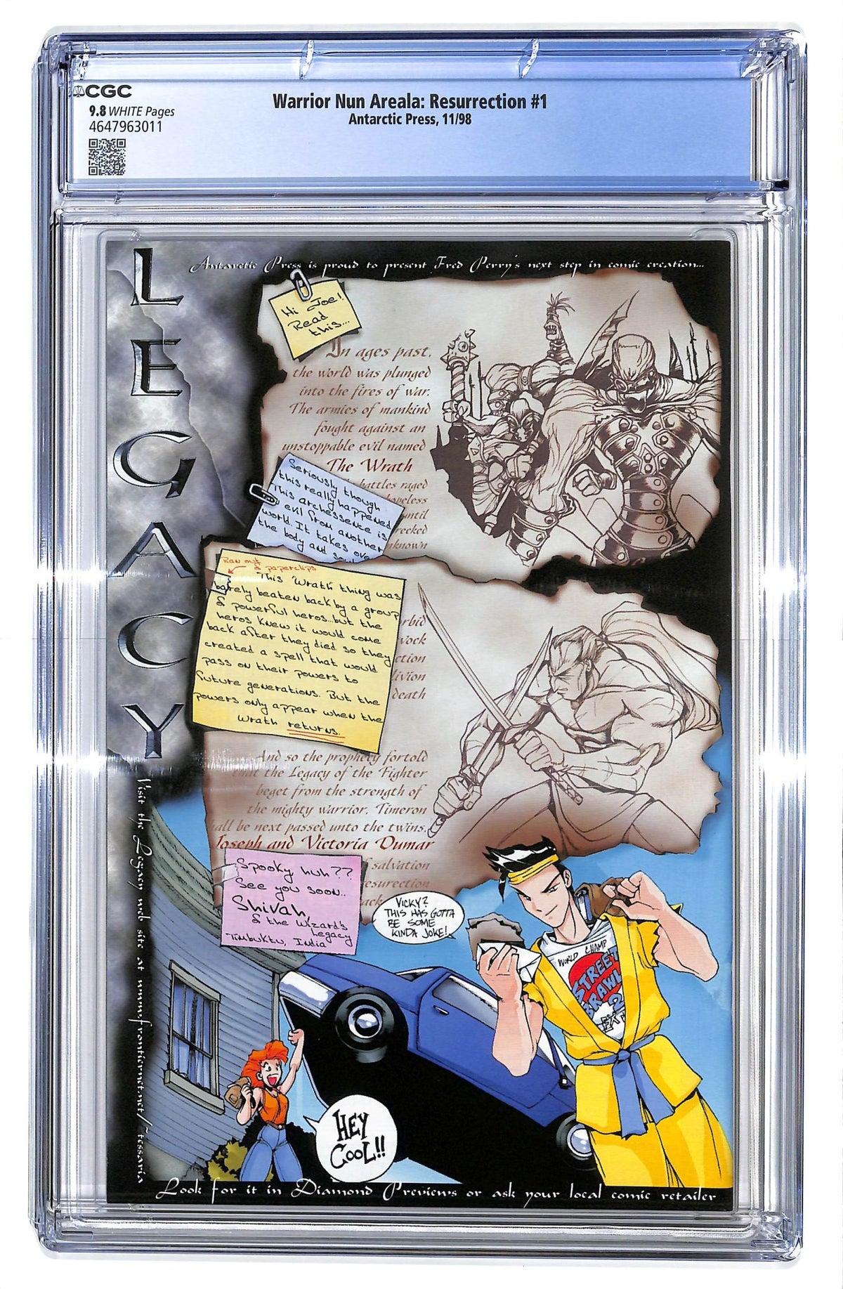 Warrior Nun Areala: Resurrection 1998 #1 - CGC 9.8 - $120.00
