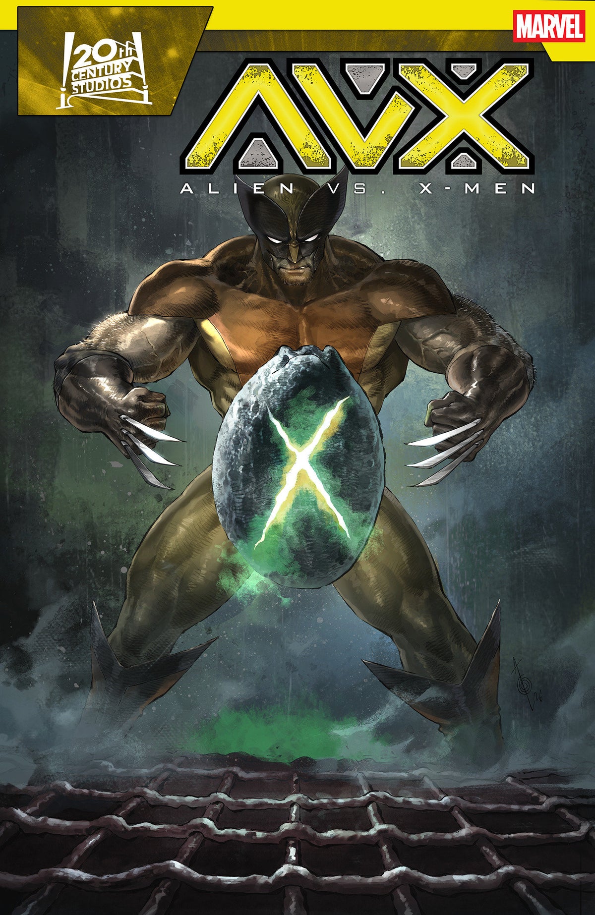 ALIEN VS X-MEN #1 CVR C ALAN QUAH POSTER HOMAGE VAR