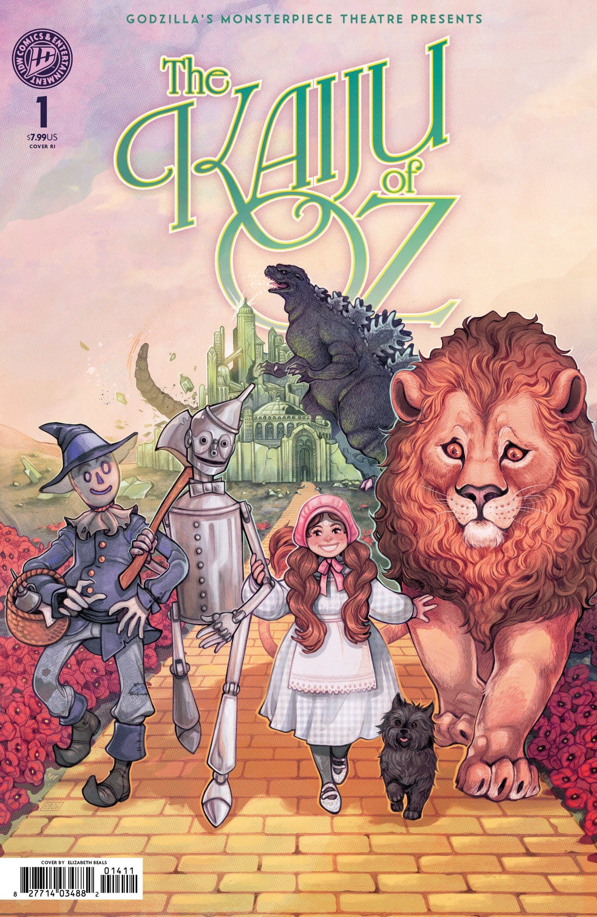 GODZILLAS MONSTERPIECE THEATRE PRESENTS THE KAIJU OF OZ 1:10 INCV BEALS VAR