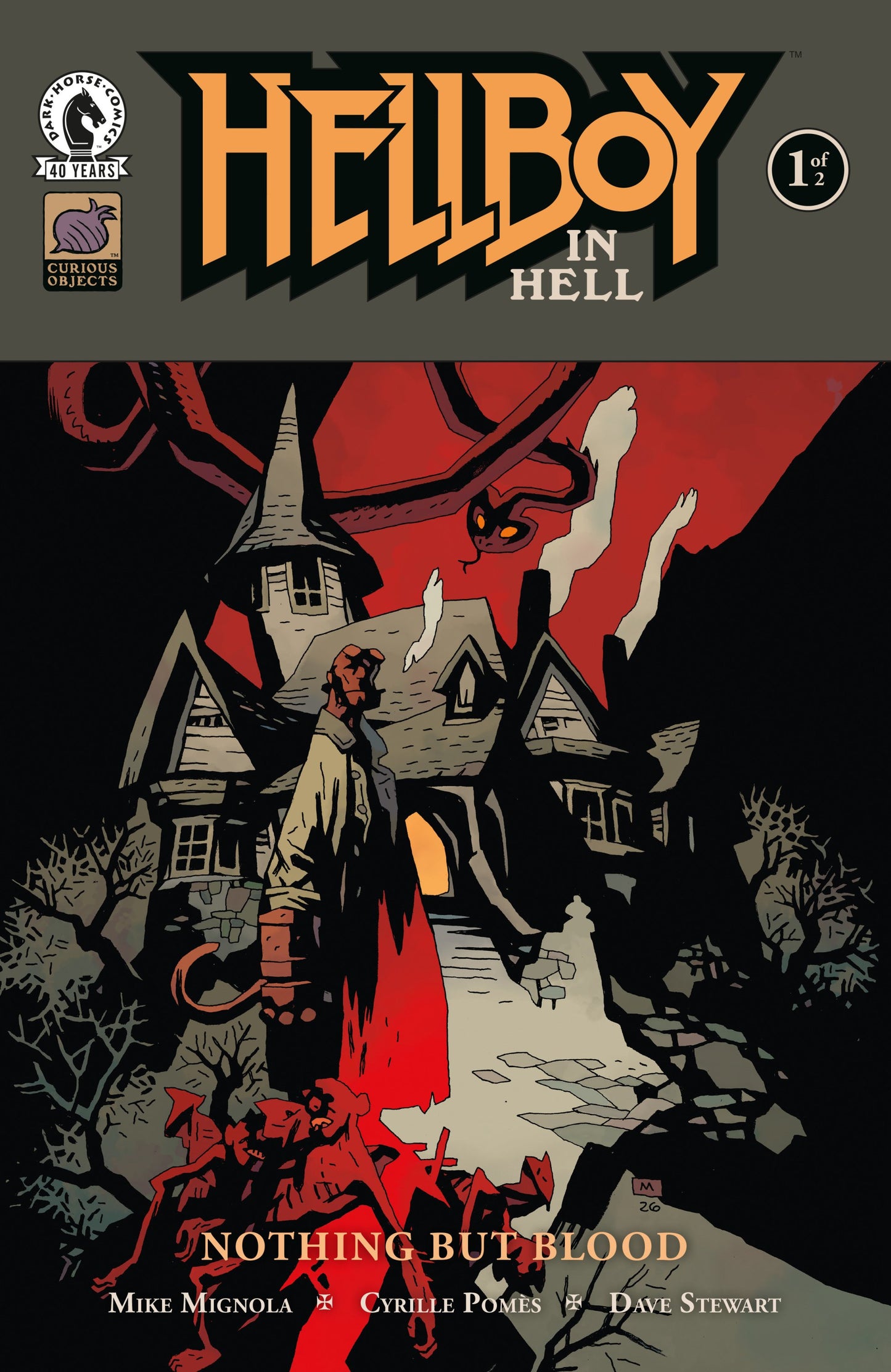 HELLBOY IN HELL NOTHING BUT BLOOD #1 CVR B MIKE MIGNOLA
