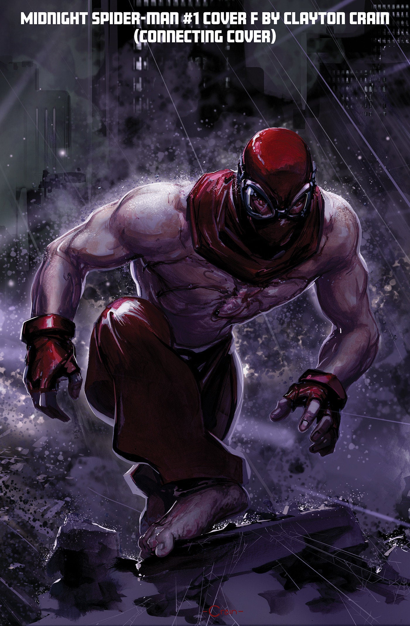 MIDNIGHT SPIDER-MAN #1 COVER F CLAYTON CRAIN 3-PART CONNECTING VAR CVR E