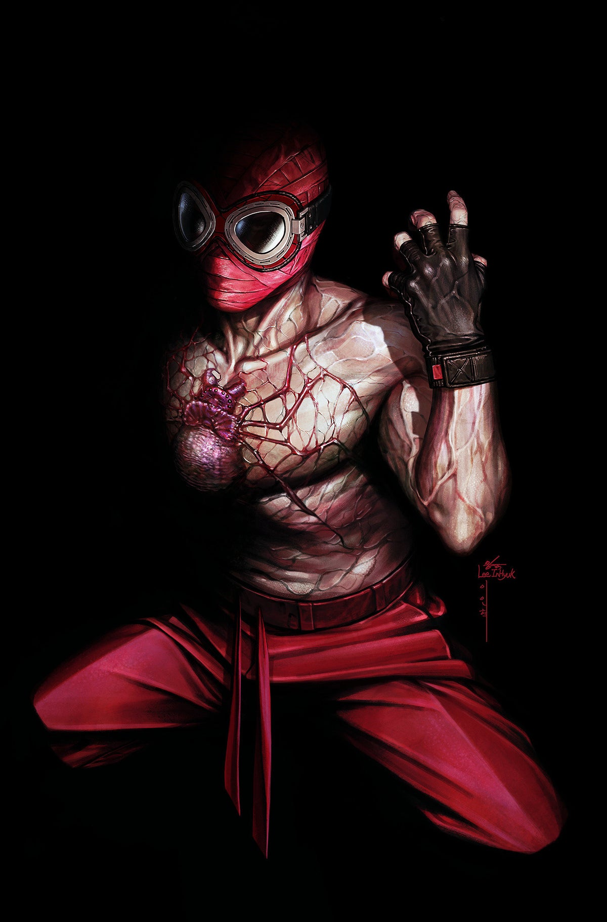 MIDNIGHT SPIDER-MAN #1 1:100 INCV INHYUK LEE VIRGIN VAR