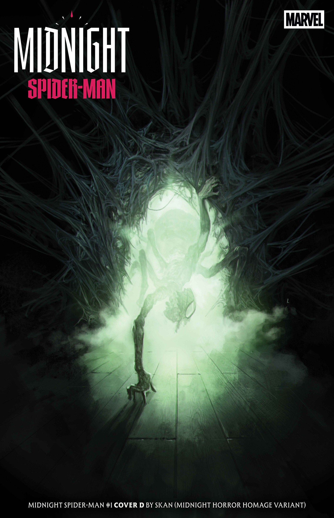 MIDNIGHT SPIDER-MAN #1 COVER D SKAN MIDNIGHT HORROR HOMAGE VAR CVR D