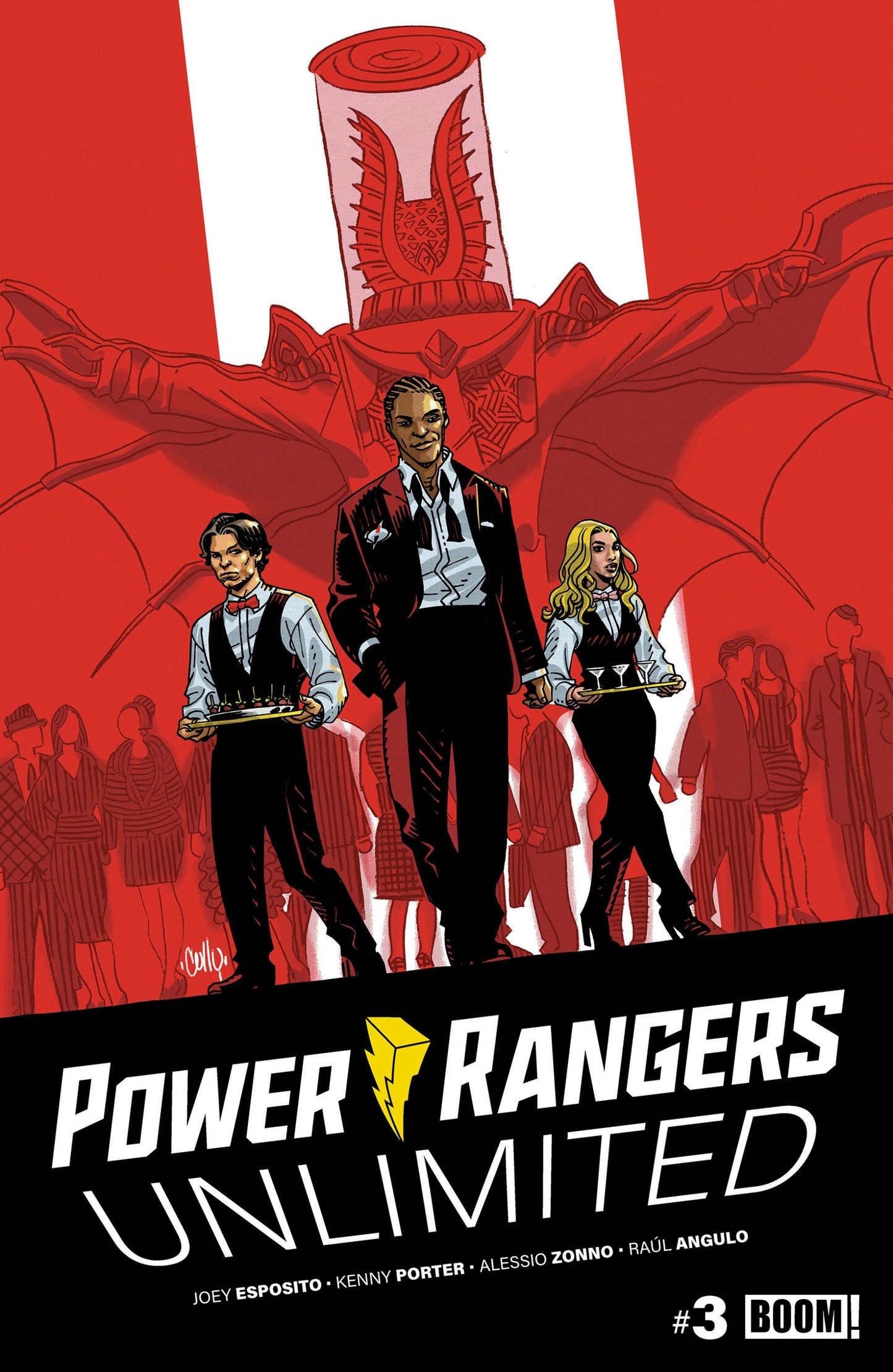 POWER RANGERS UNLIMITED #3 B VAR DRESSED HAMNER CVR B