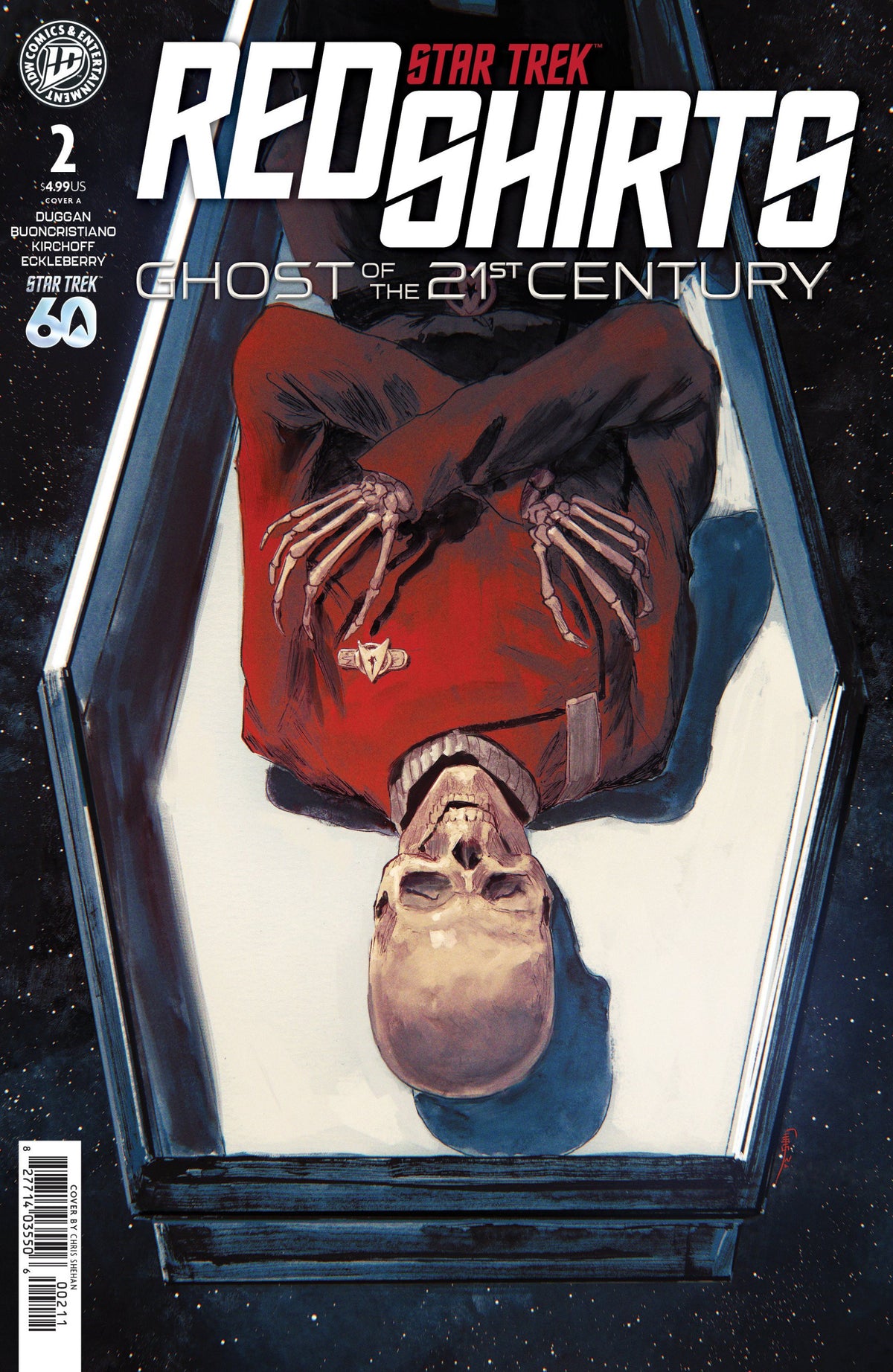 STAR TREK RED SHIRTS--GHOST OF THE 21ST CENTURY #2 CVR A SHEHAN