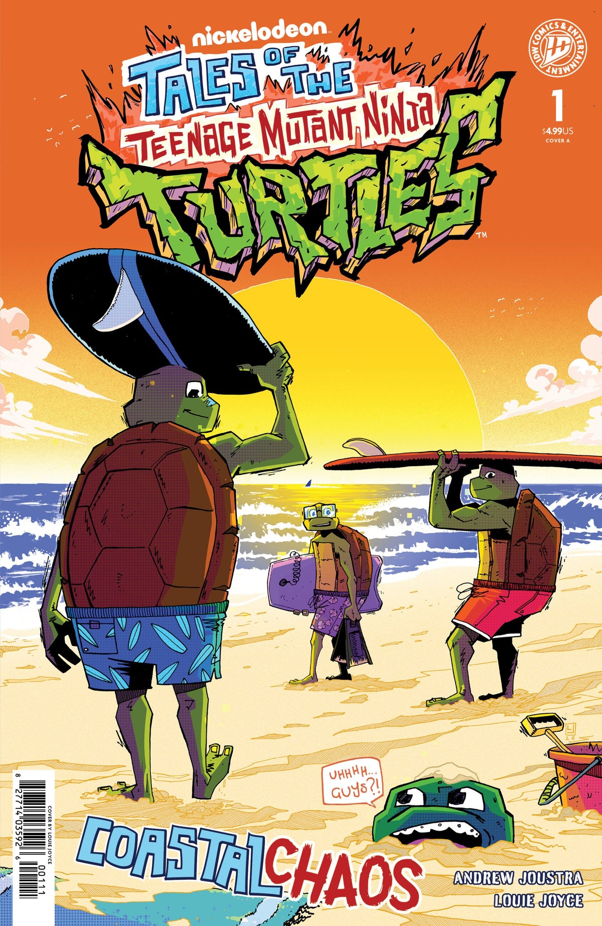 TALES OF THE TEENAGE MUTANT NINJA TURTLES COASTAL CHAOS #1 CVR A JOYCE