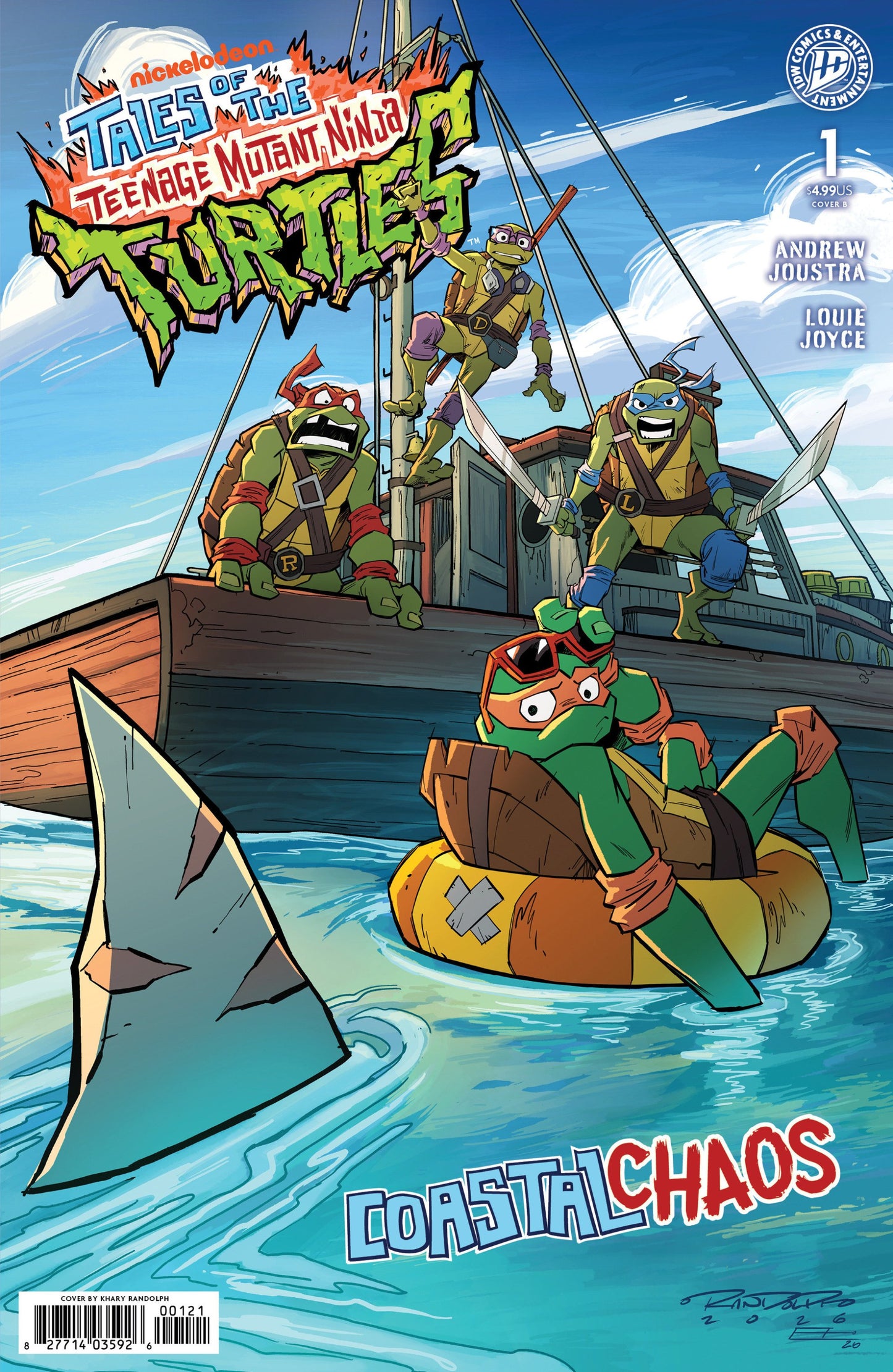 TALES OF THE TEENAGE MUTANT NINJA TURTLES COASTAL CHAOS #1 CVR B RANDOLPH VAR