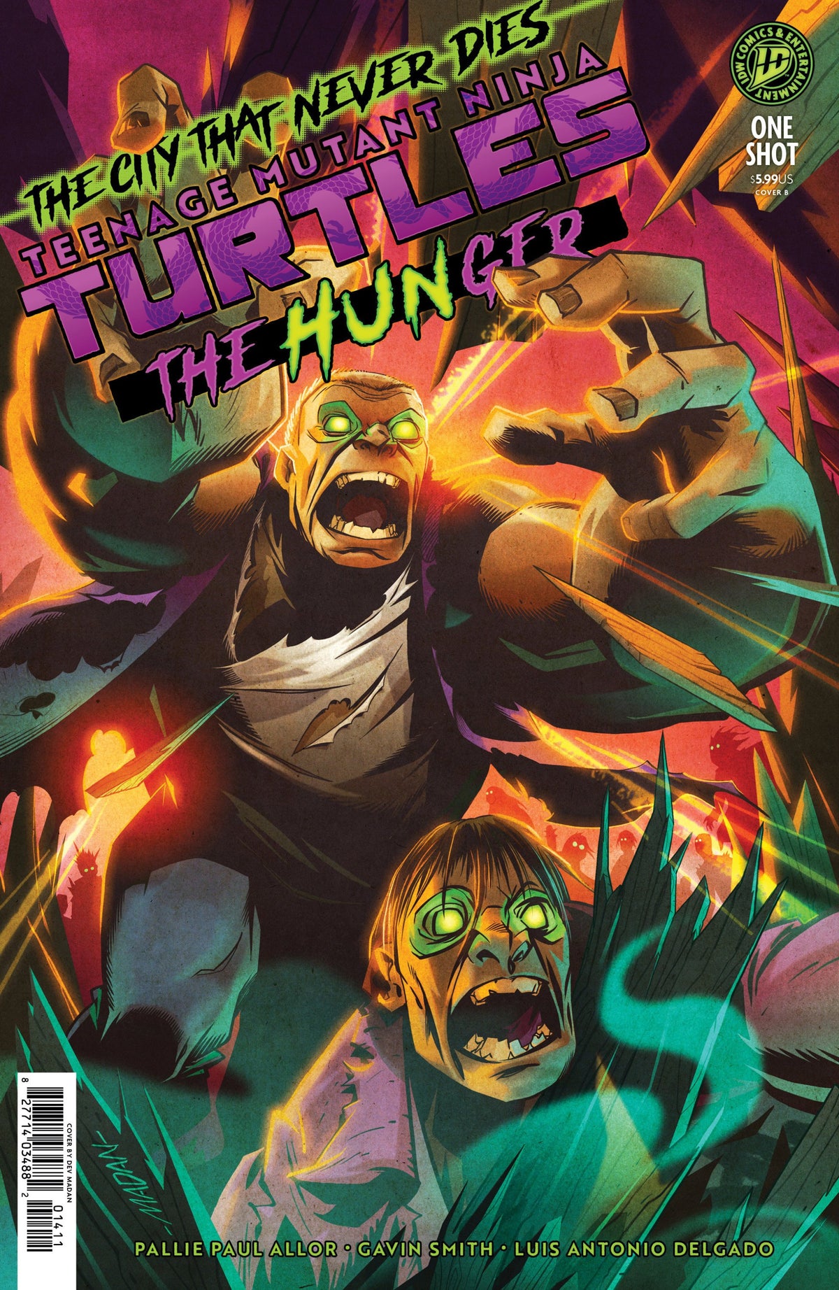 TEENAGE MUTANT NINJA TURTLES THE HUNGER CVR B MADAN VAR