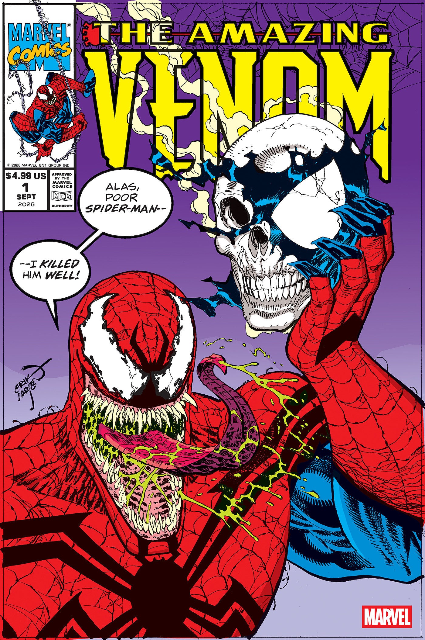 THE AMAZING VENOM #1 ERIK LARSEN HOMAGE VAR CVR C