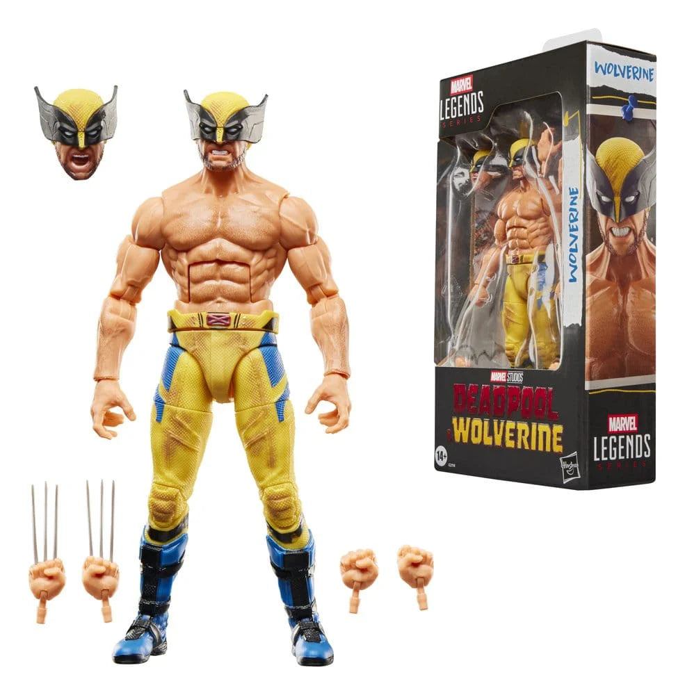 MARVEL LEGENDS DEADPOOL 3 WOLVERINE SHIRTLESS SUIT