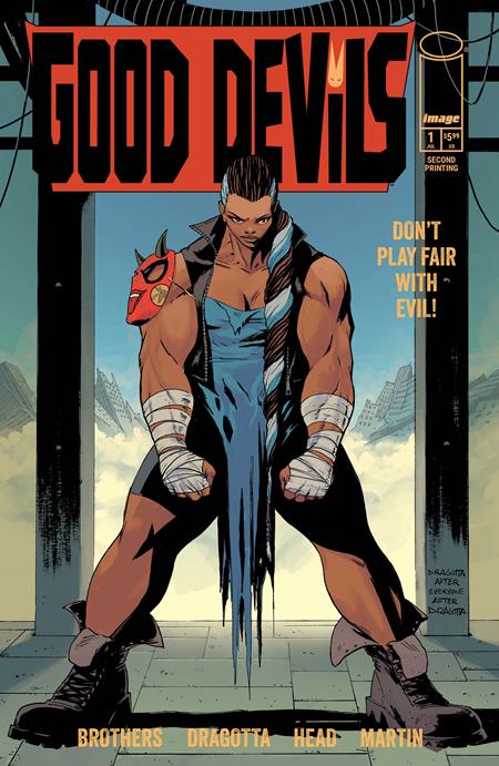 GOOD DEVILS DONT PLAY FAIR WITH EVIL ONE SHOT 2ND PRINTING CVR B NICK DRAGOTTA HOMAGE VAR