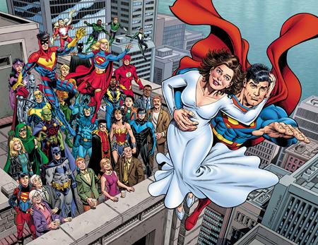 SUPERMAN THE WEDDING ALBUM 30TH ANNIVERSARY SPECIAL #1 ONE SHOT CVR A DAN JURGENS & JERRY ORDWAY WRAPAROUND