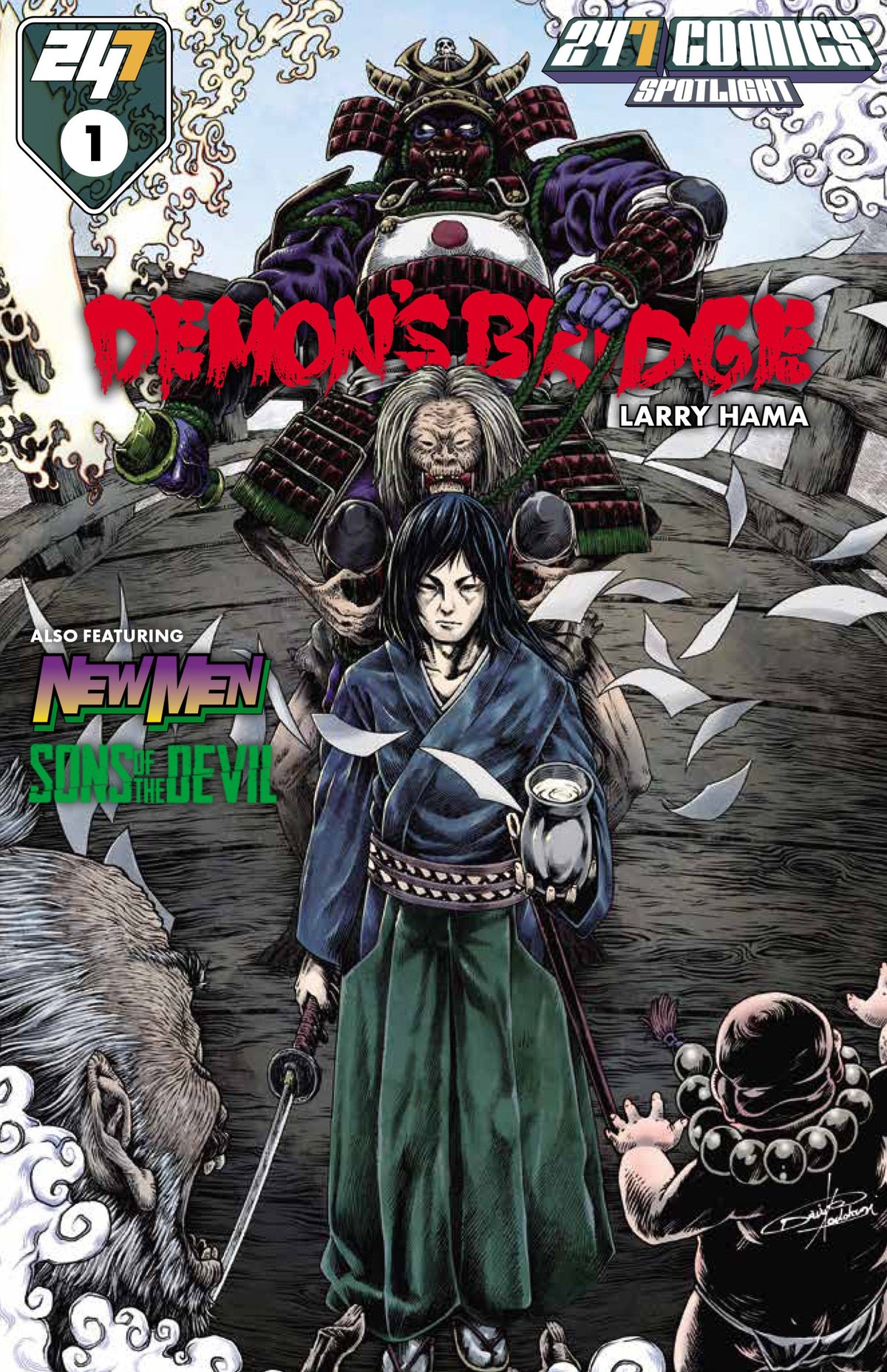247 COMICS PRESENTS SPOTLIGHT #1 COVER J - DEMONS BRIDGE MANGA VAR CVR C
