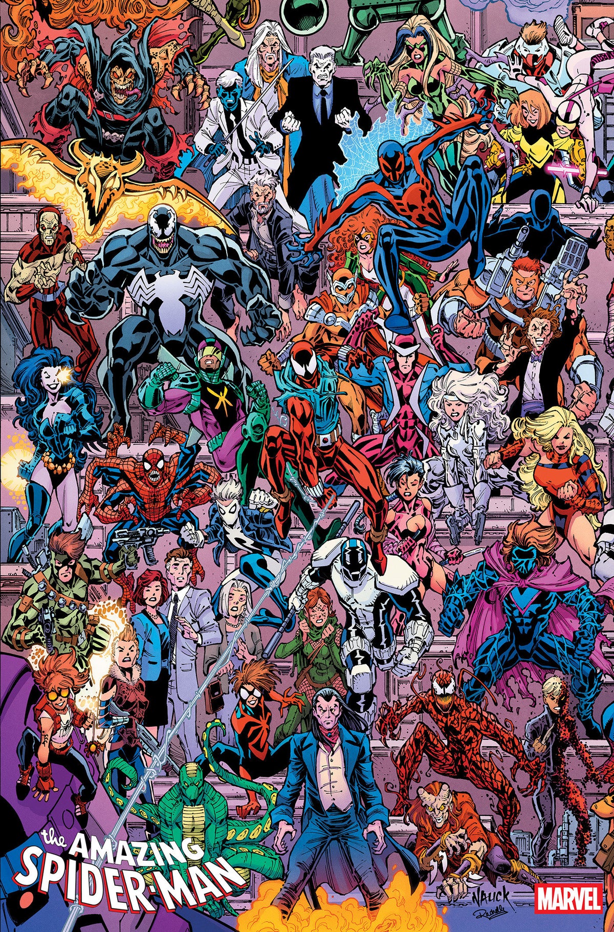 AMAZING SPIDER-MAN #1002 TODD NAUCK 4-PART CONNECTING LEGACY VAR CVR B