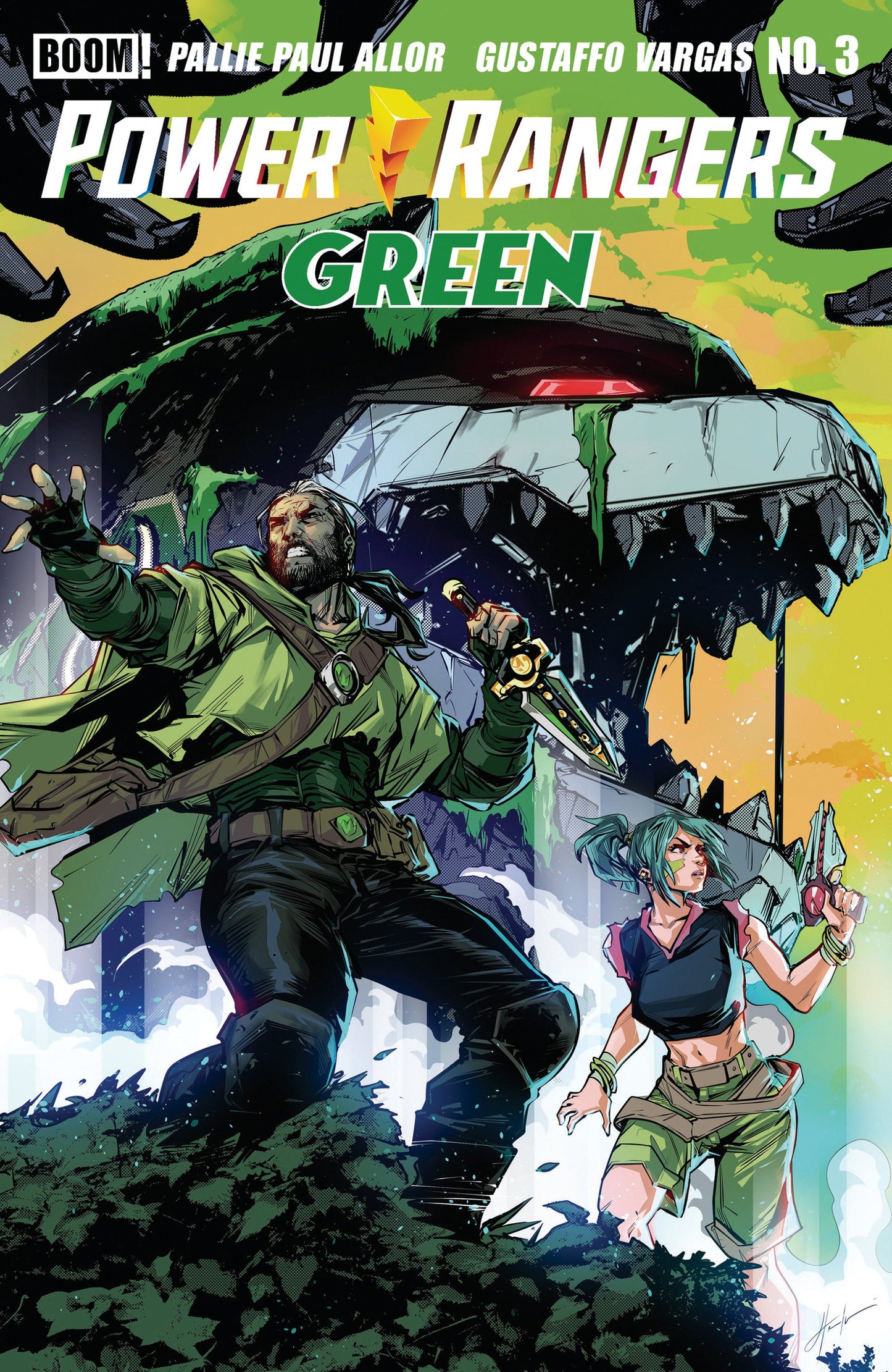 POWER RANGERS GREEN #3 I FOC REVEAL VAR DRESSED TBA CVR I