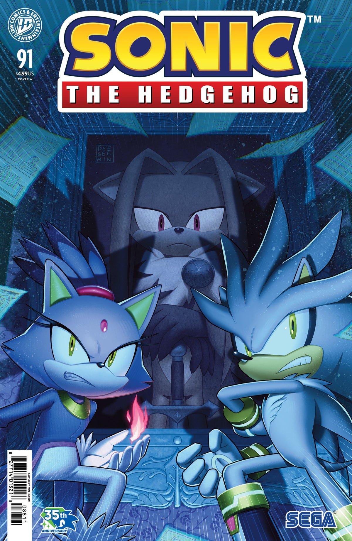 SONIC THE HEDGEHOG #91 COVER A KIM CVR A